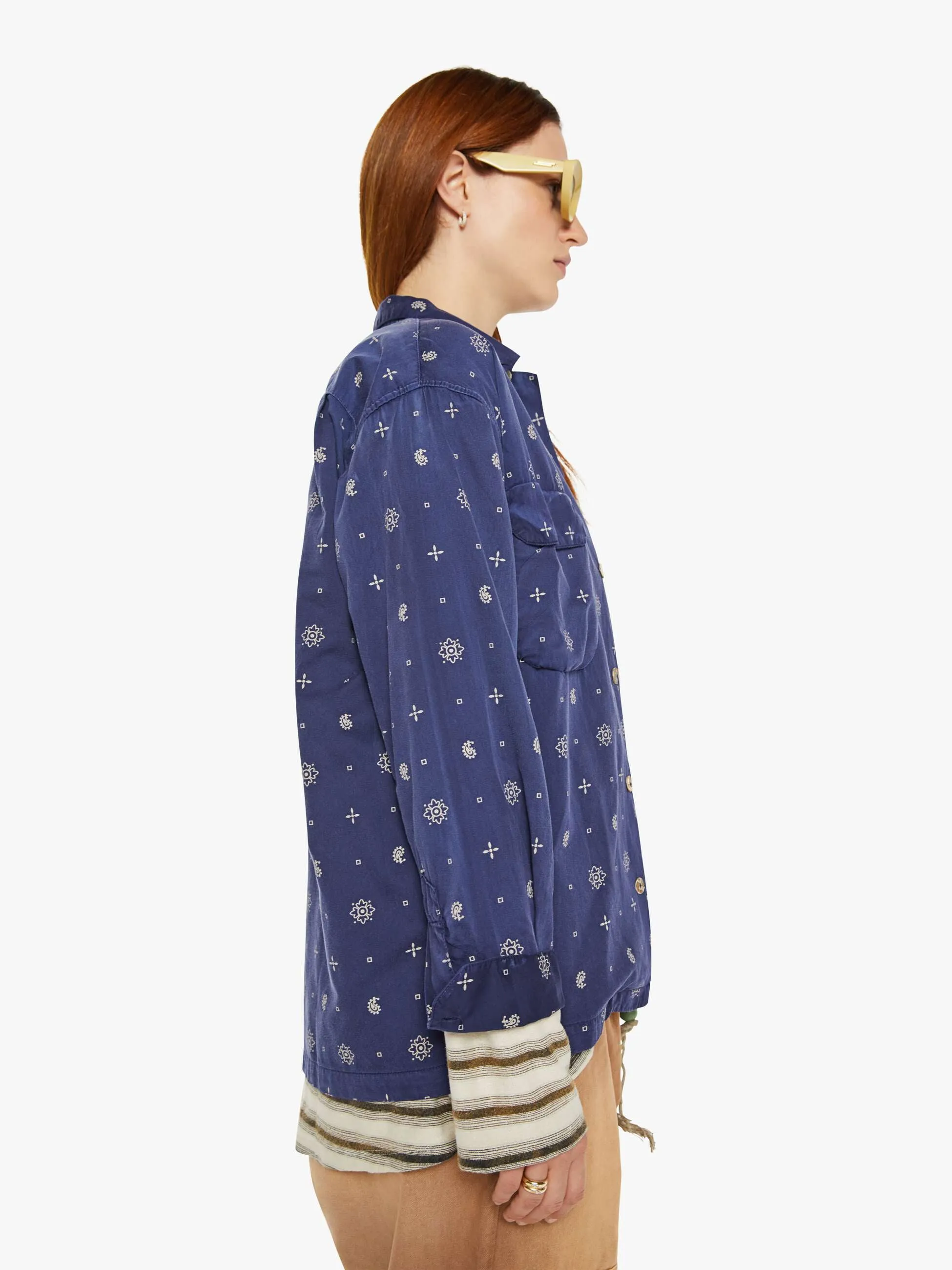 Dr. Collectors Bowling Long Sleeve - Sailor Blue sold by MOTHER product image thumbnail 3