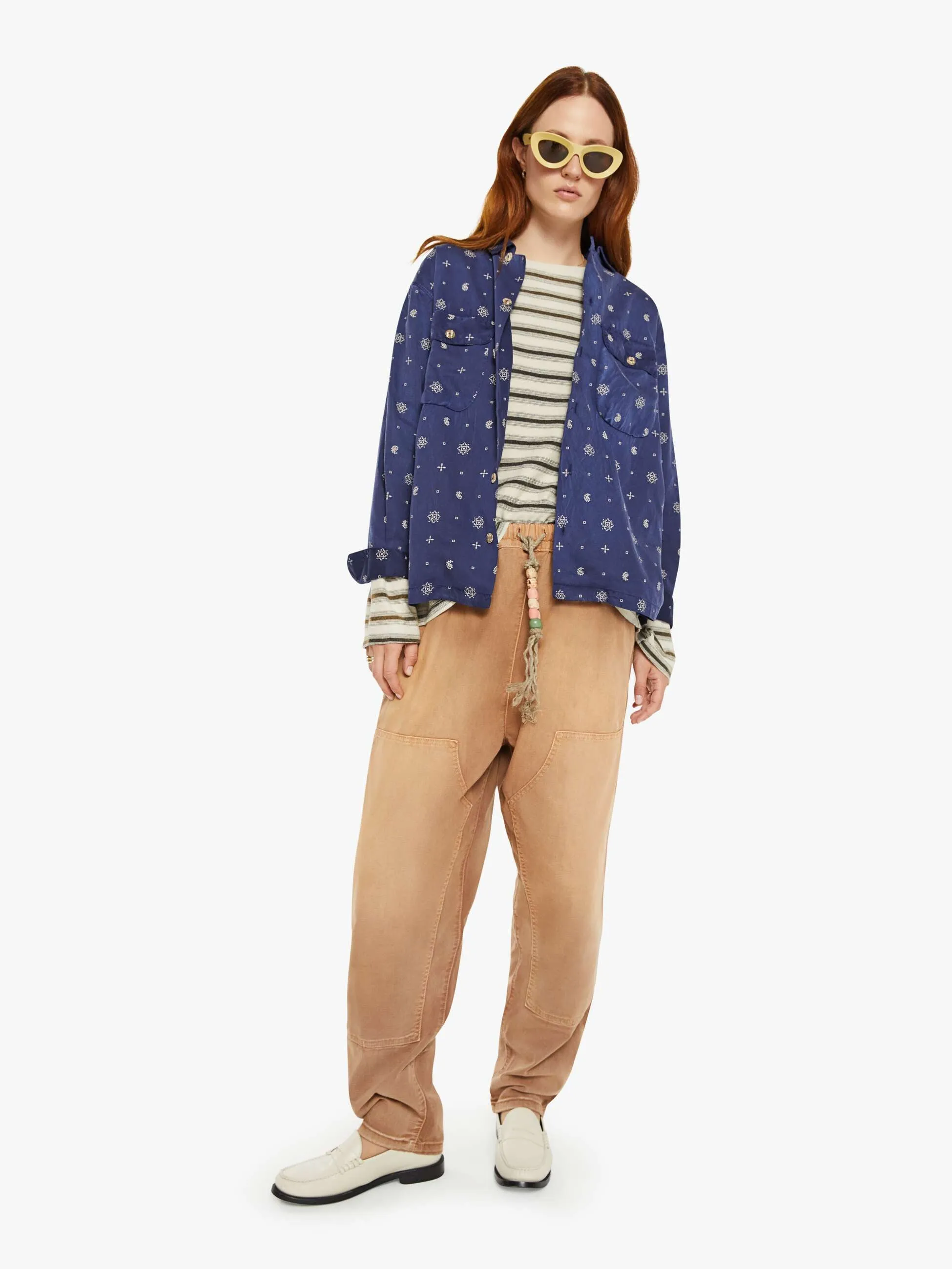 Dr. Collectors Bowling Long Sleeve - Sailor Blue sold by MOTHER product image thumbnail 5