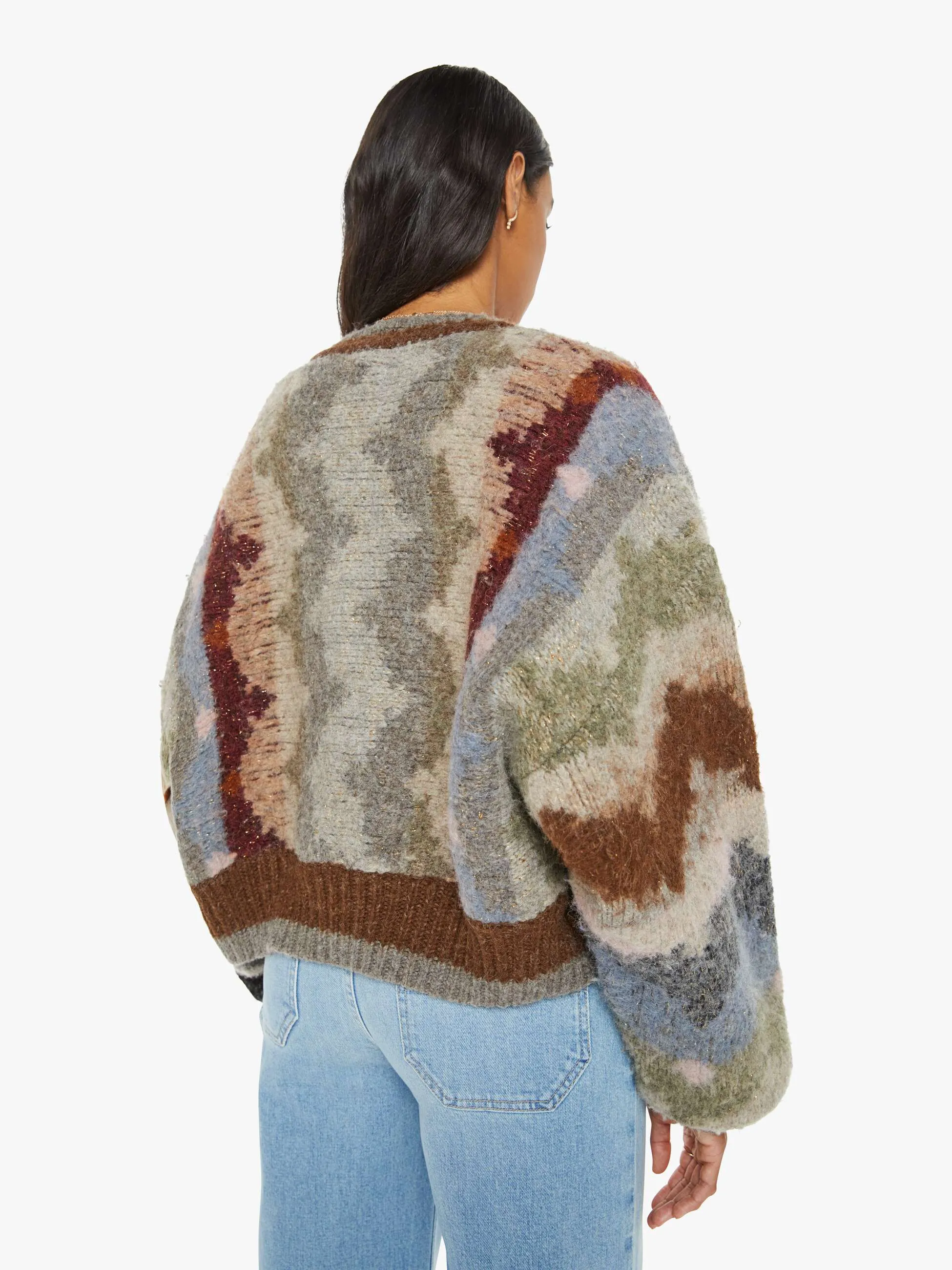 The Soaring High Cardigan - Bumpy Trails sold by MOTHER product image thumbnail 4