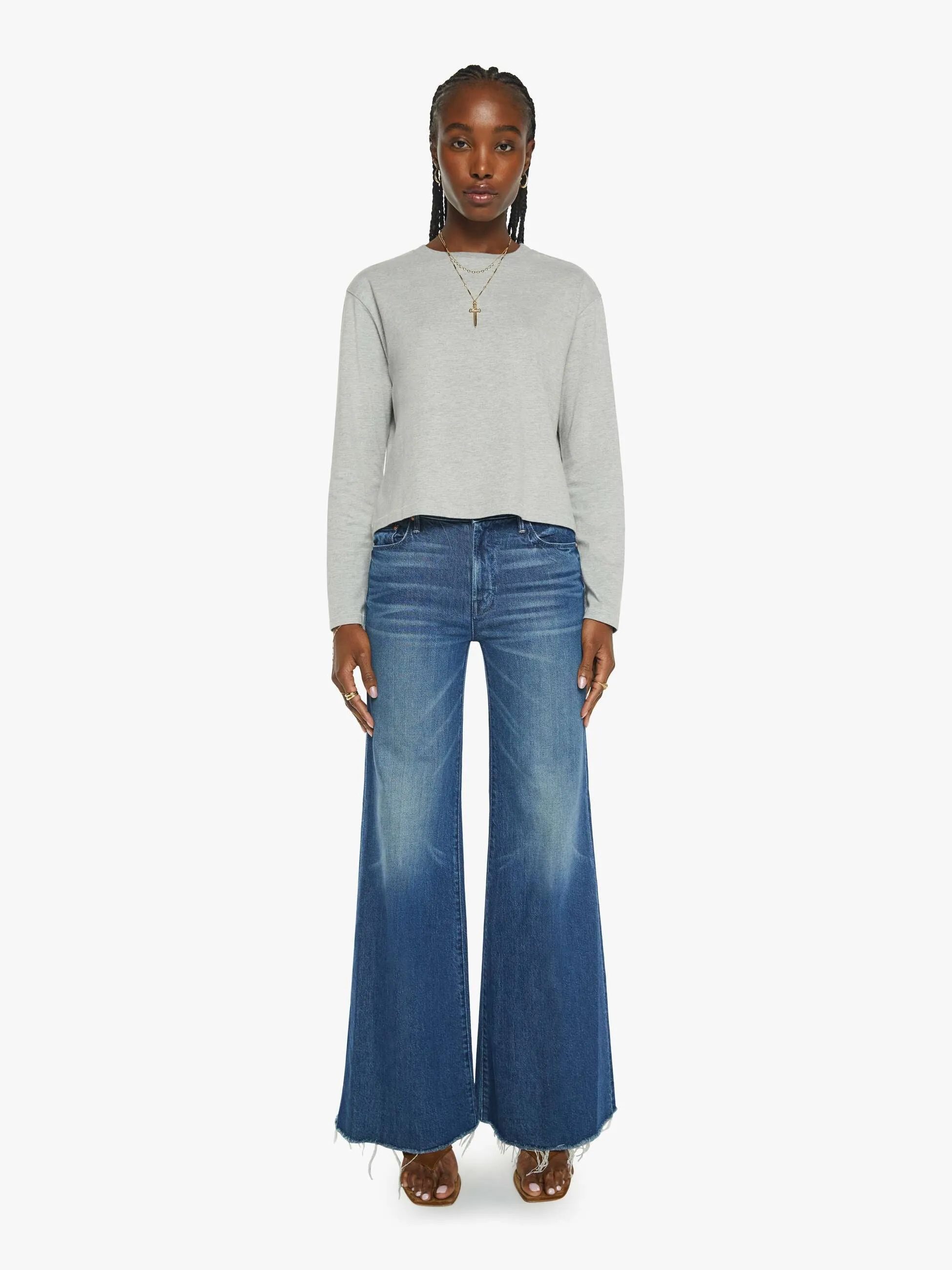 XiRENA Terrance Tee - Heather Grey sold by MOTHER product image thumbnail 5