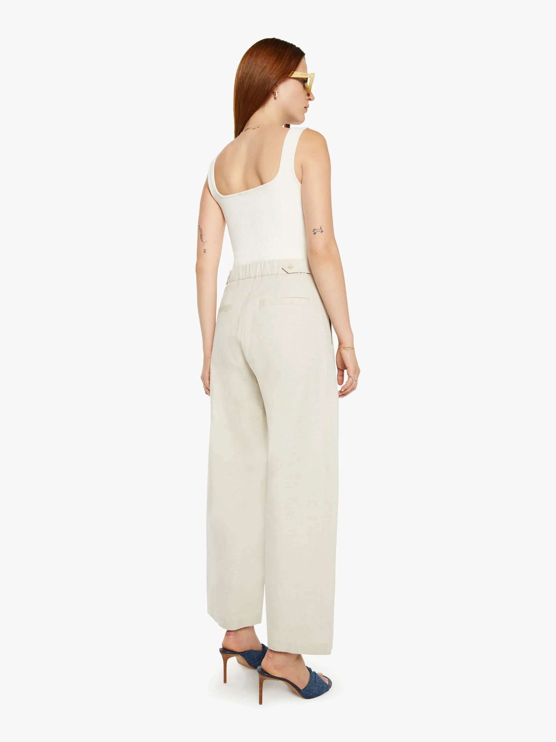 Maria Cher Nerea Pants - Ecru sold by MOTHER product image thumbnail 4