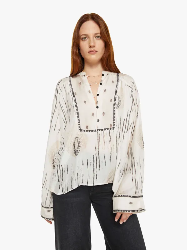 Maria Cher Josephine Shirt - Ecru sold by MOTHER