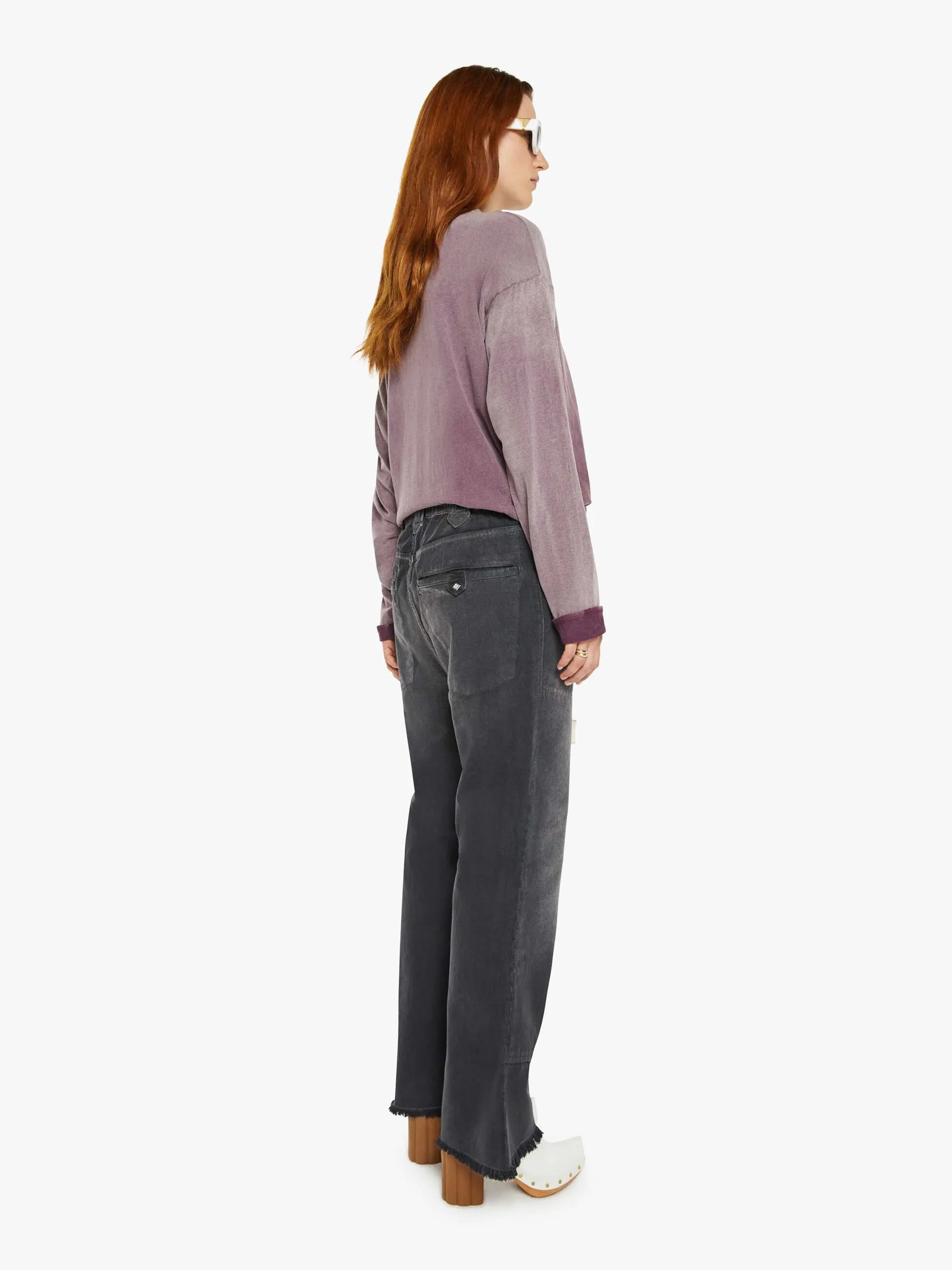 Dr. Collectors P75 Westerner Bell Bottoms - Smoke Black sold by MOTHER product image thumbnail 5