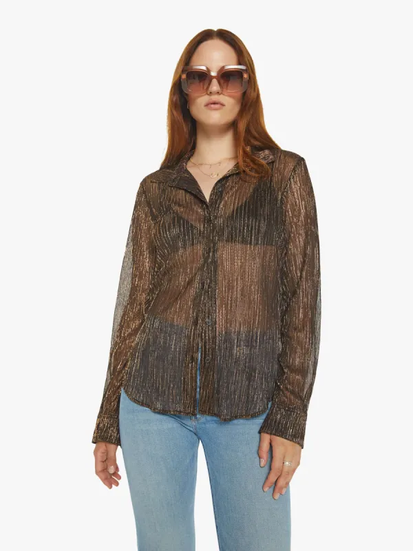 SPRWMN Fitted Button Up - Bronze made by SPRWMN