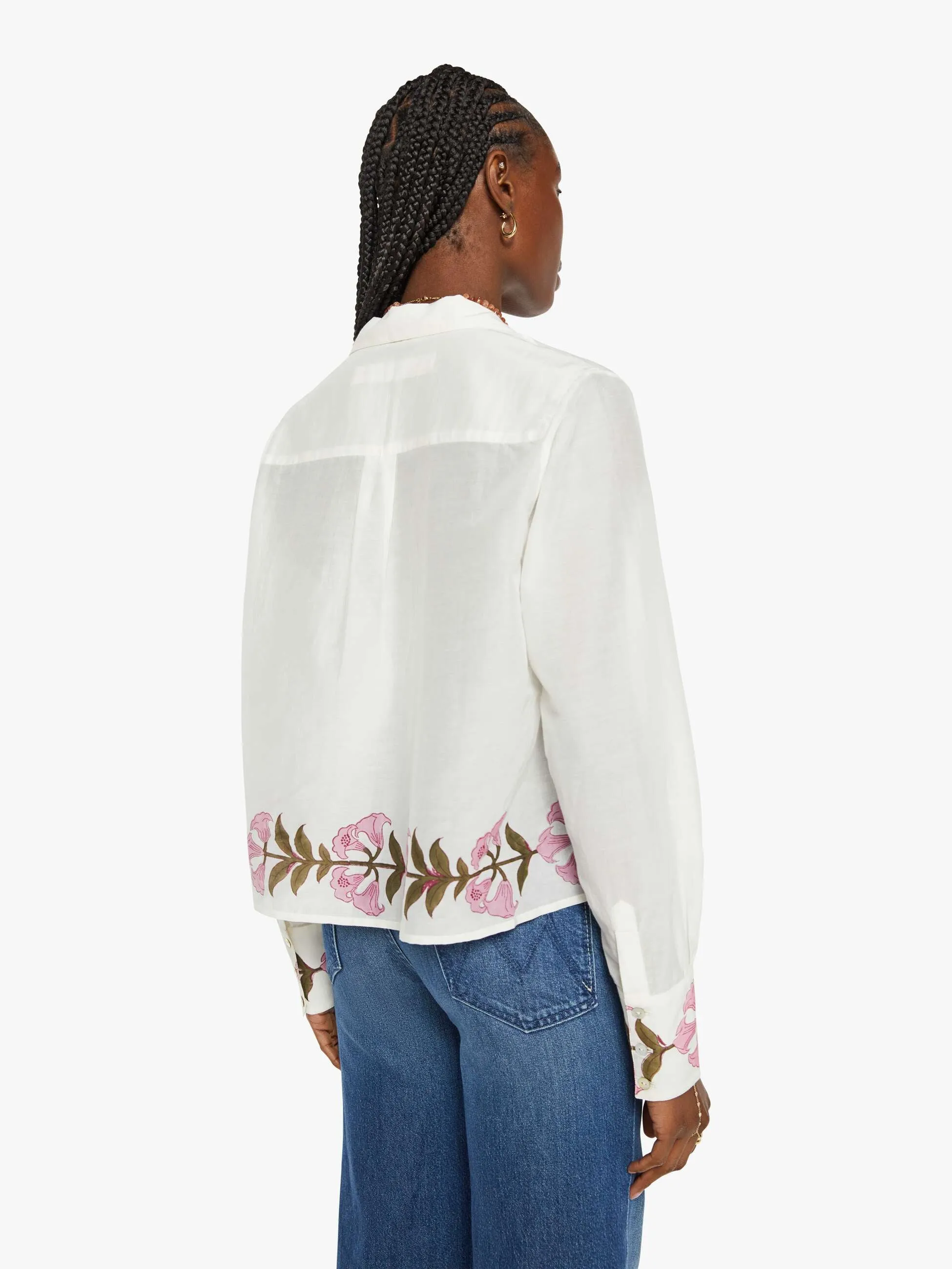 Alix of Bohemia Pippa Shirt - Trumpet Lily sold by MOTHER product image thumbnail 4