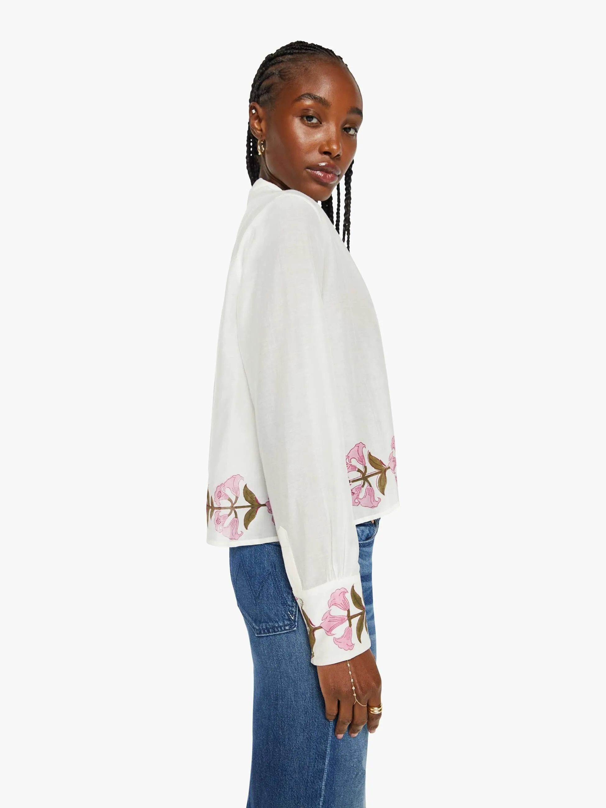 Alix of Bohemia Pippa Shirt - Trumpet Lily sold by MOTHER product image thumbnail 3