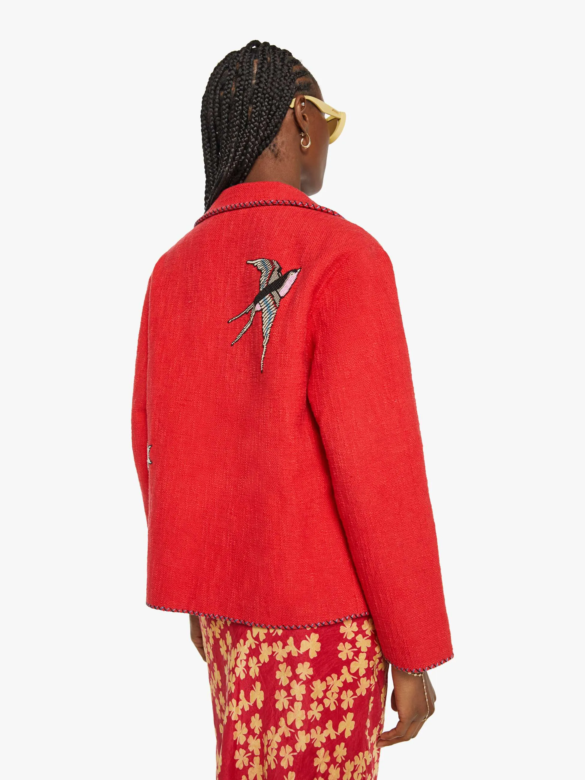 Alix of Bohemia Francis Jacket - Crimson Tattoo sold by MOTHER product image thumbnail 4