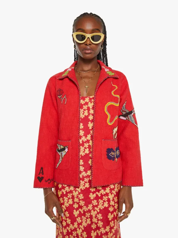 Alix of Bohemia Francis Jacket - Crimson Tattoo sold by MOTHER