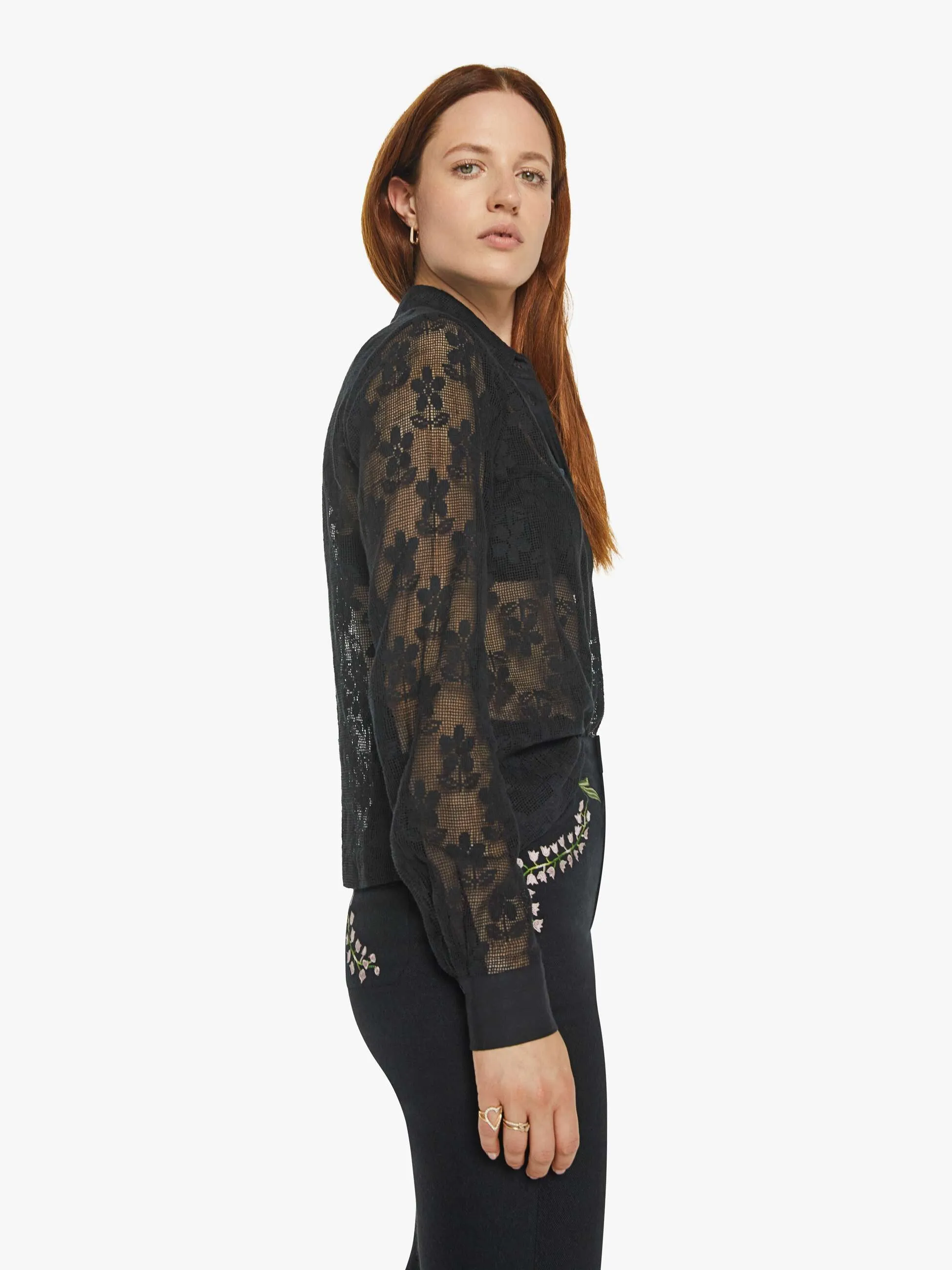 Alix of Bohemia Dolly Shirt - Blackjack Daisy sold by MOTHER product image thumbnail 3