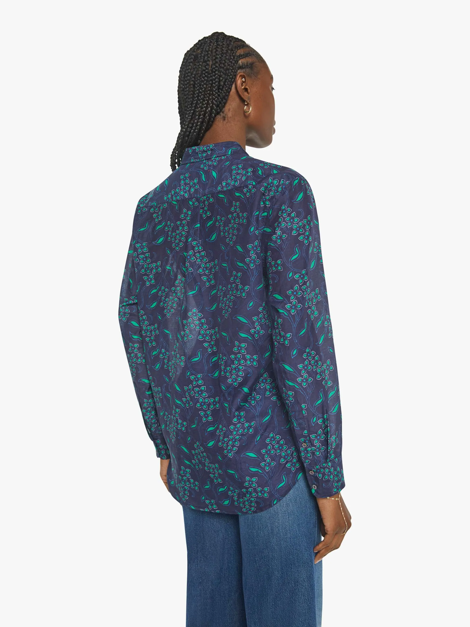XiRENA Beau Shirt - Navy Green sold by MOTHER product image thumbnail 4