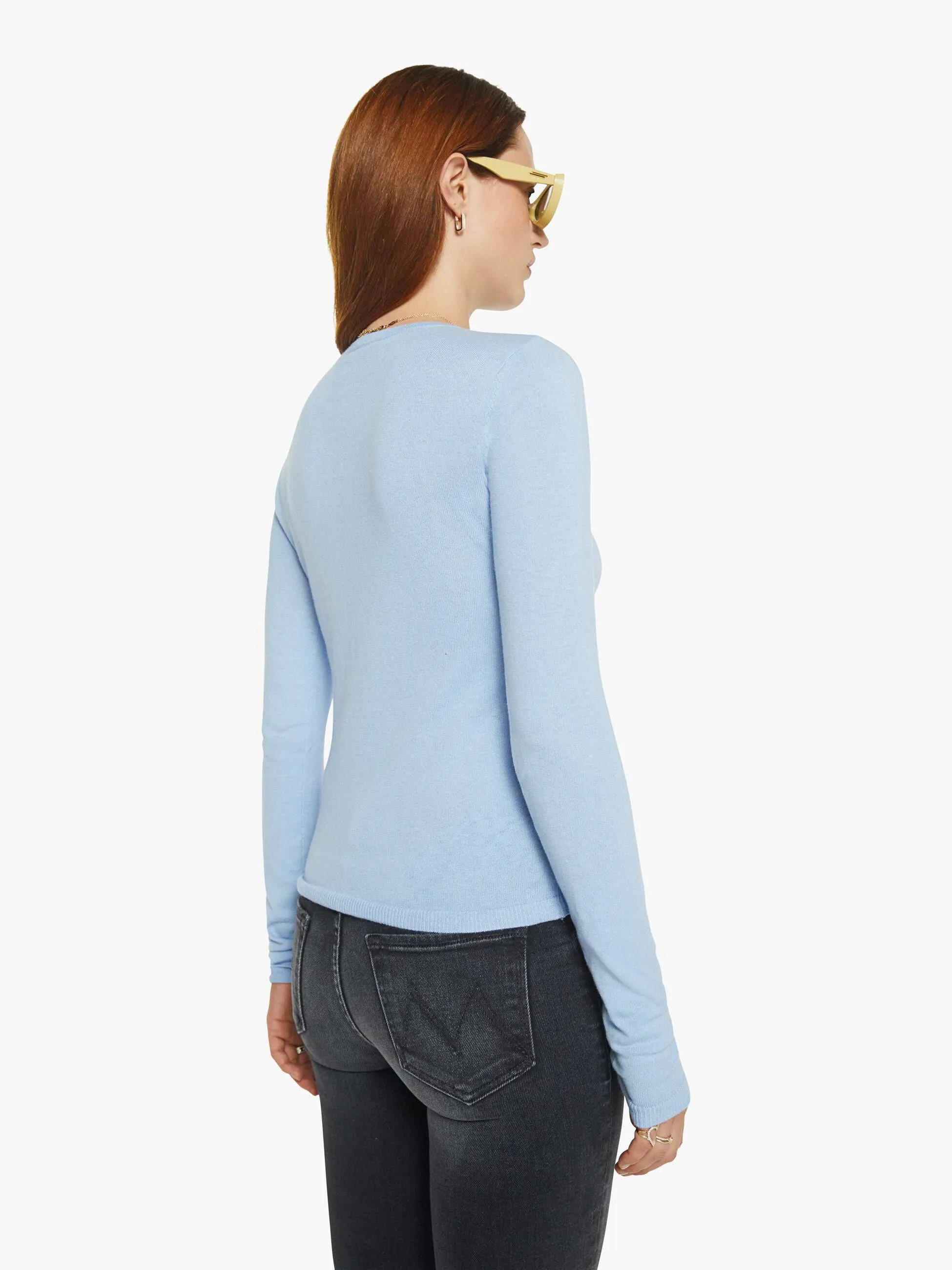 XiRENA Crewe Sweater - Salt Blue sold by MOTHER product image thumbnail 4