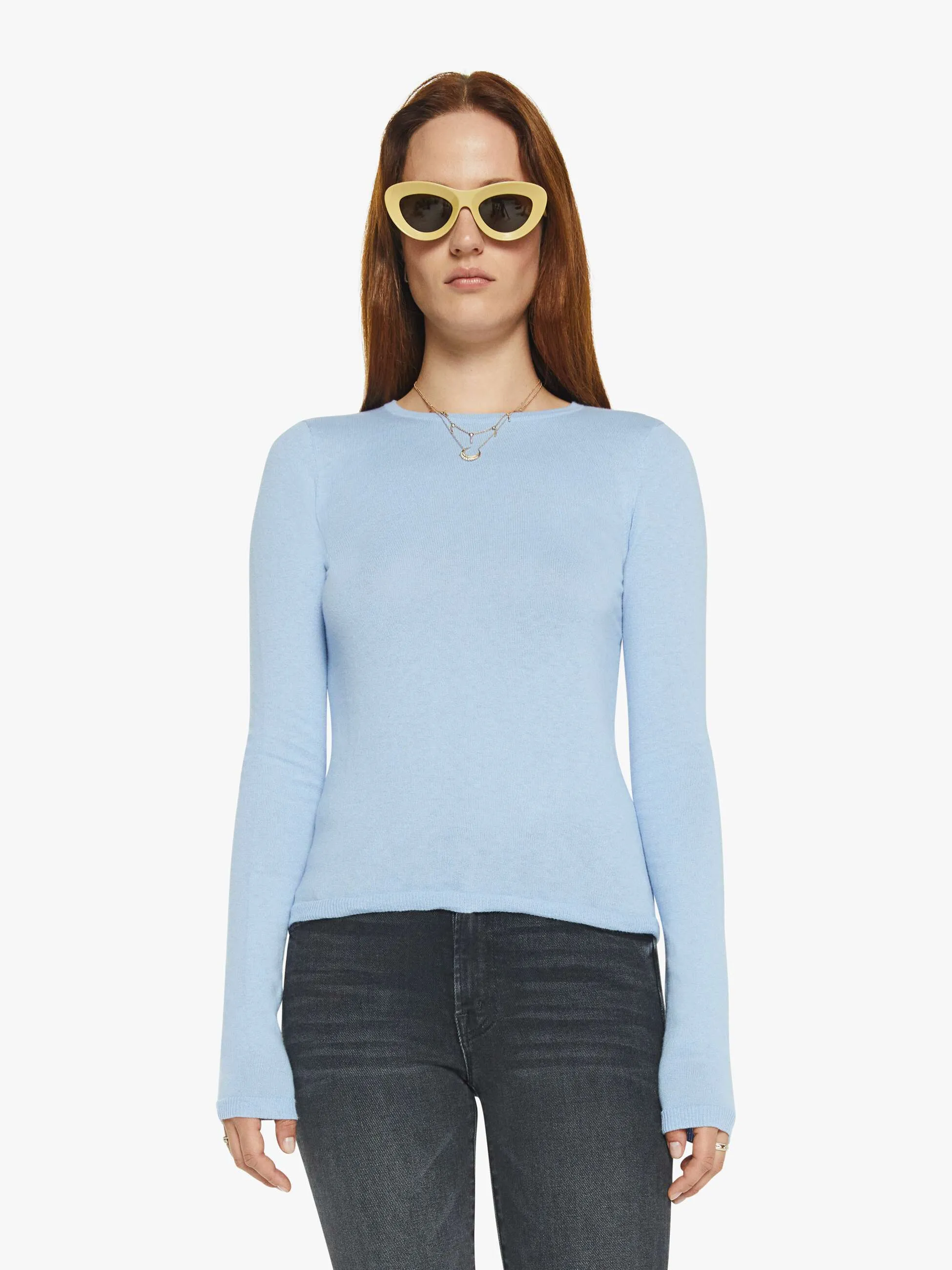 XiRENA Crewe Sweater - Salt Blue sold by MOTHER product image thumbnail 2