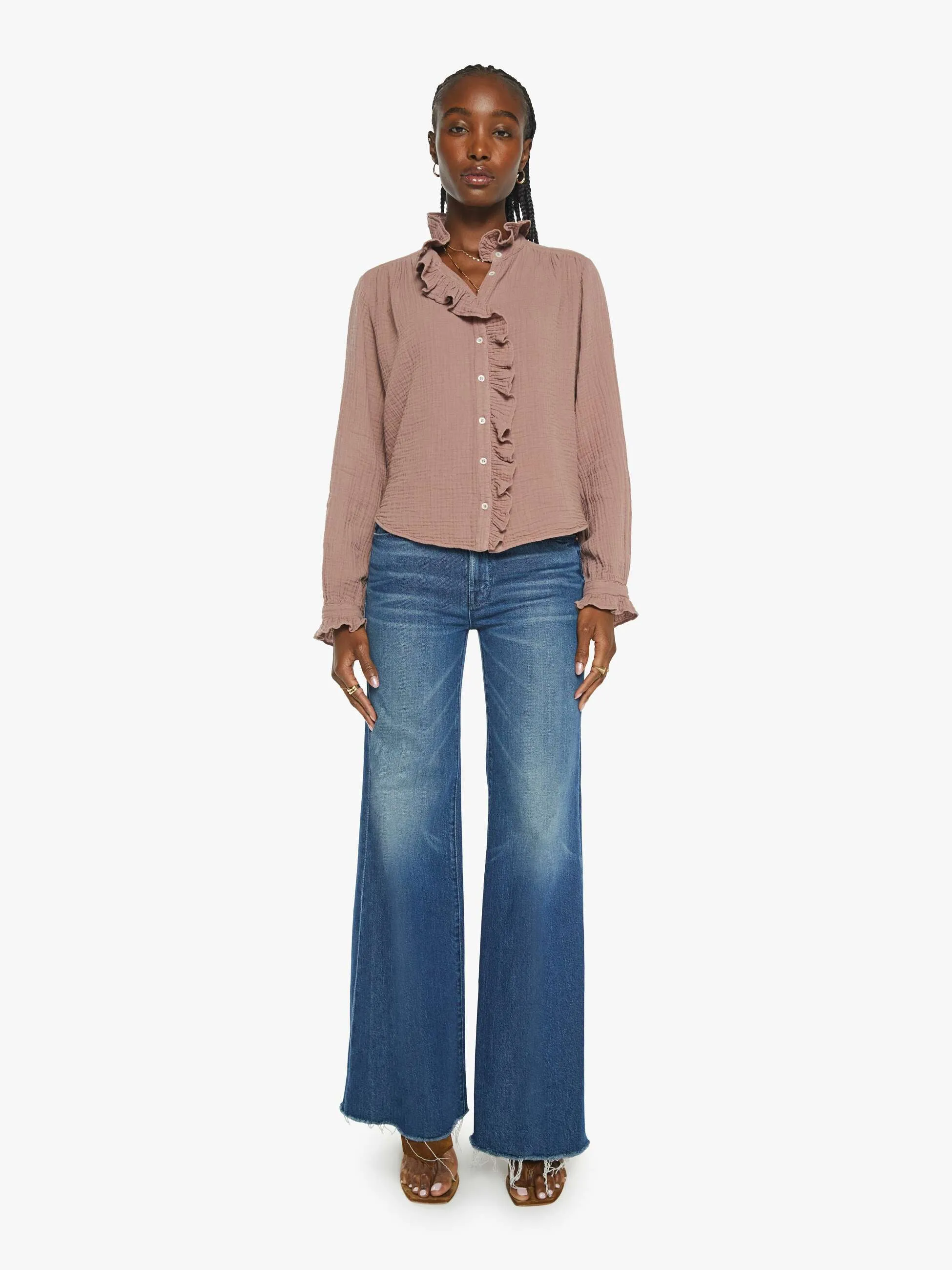 XiRENA Gillian Shirt - Dusty Rose sold by MOTHER product image thumbnail 5