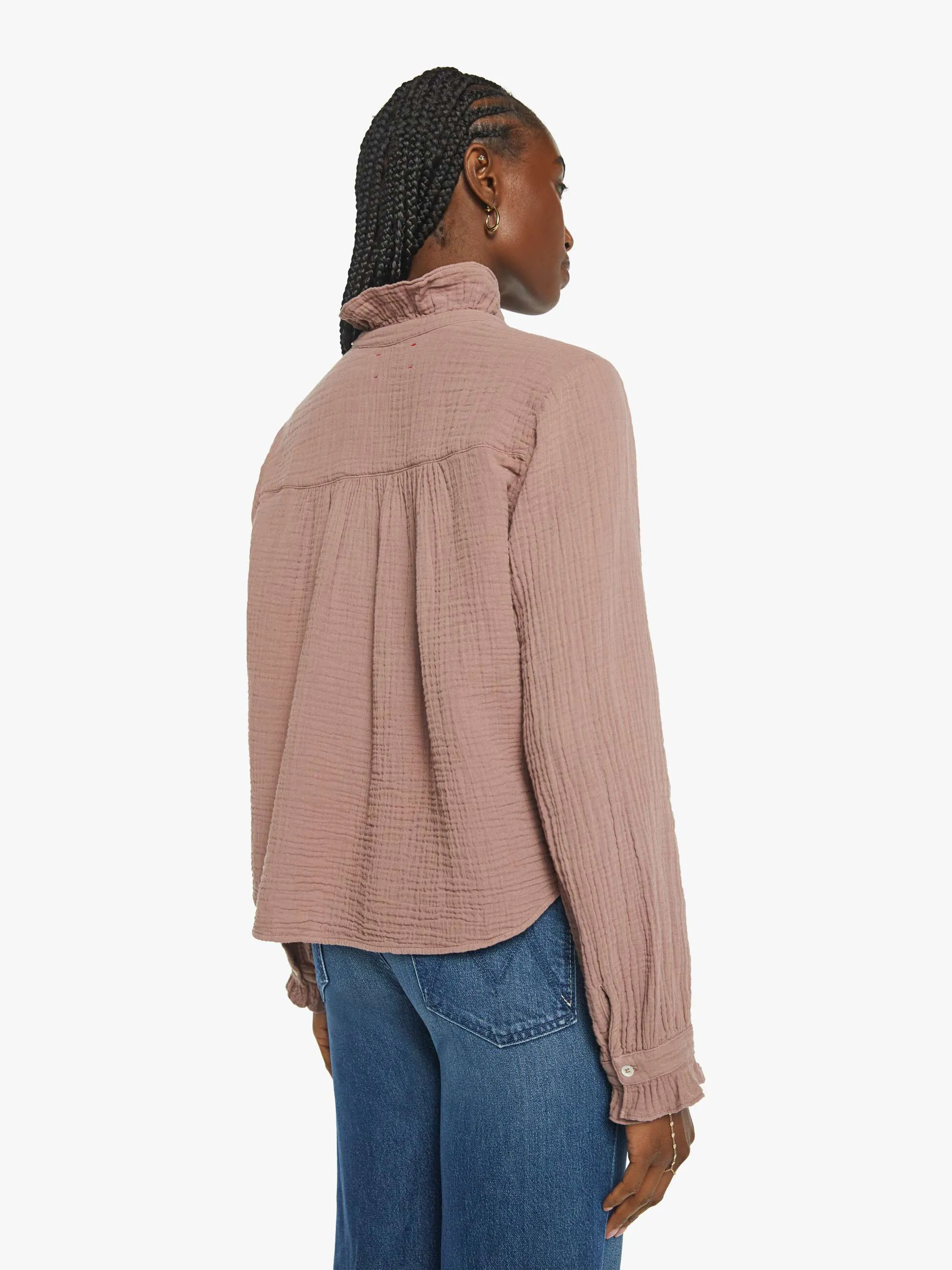 XiRENA Gillian Shirt - Dusty Rose sold by MOTHER product image thumbnail 4