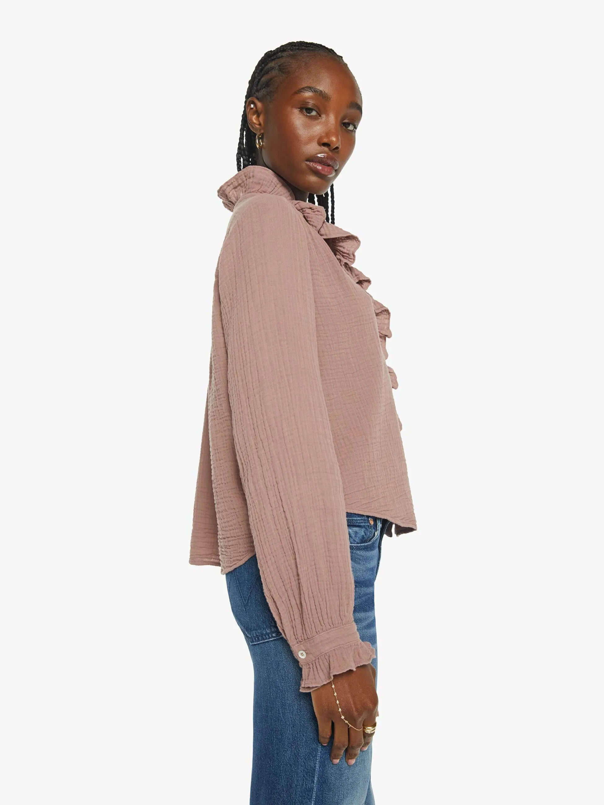 XiRENA Gillian Shirt - Dusty Rose sold by MOTHER product image thumbnail 3