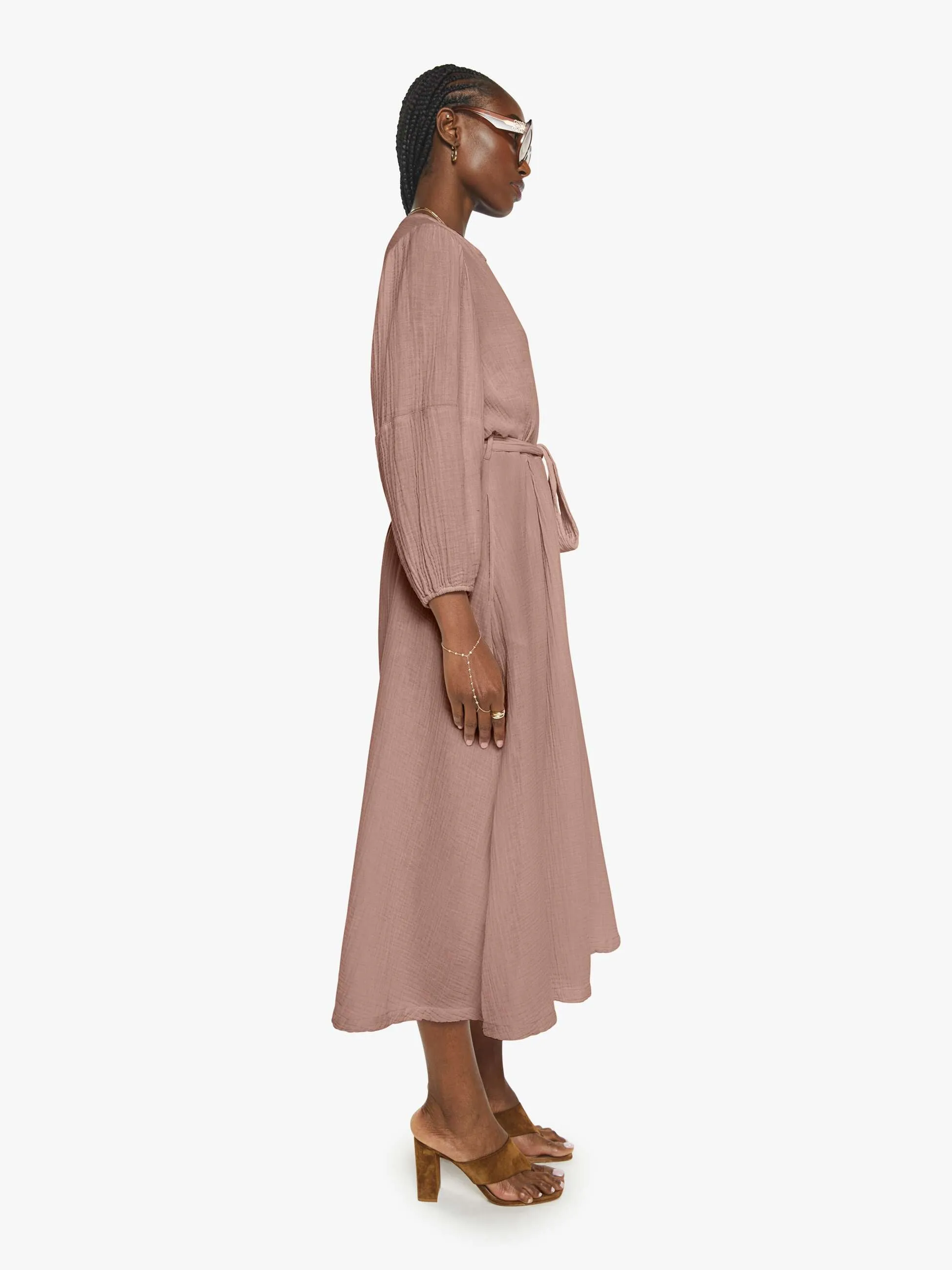 XiRENA Selene Dress - Dusty Rose sold by MOTHER product image thumbnail 2