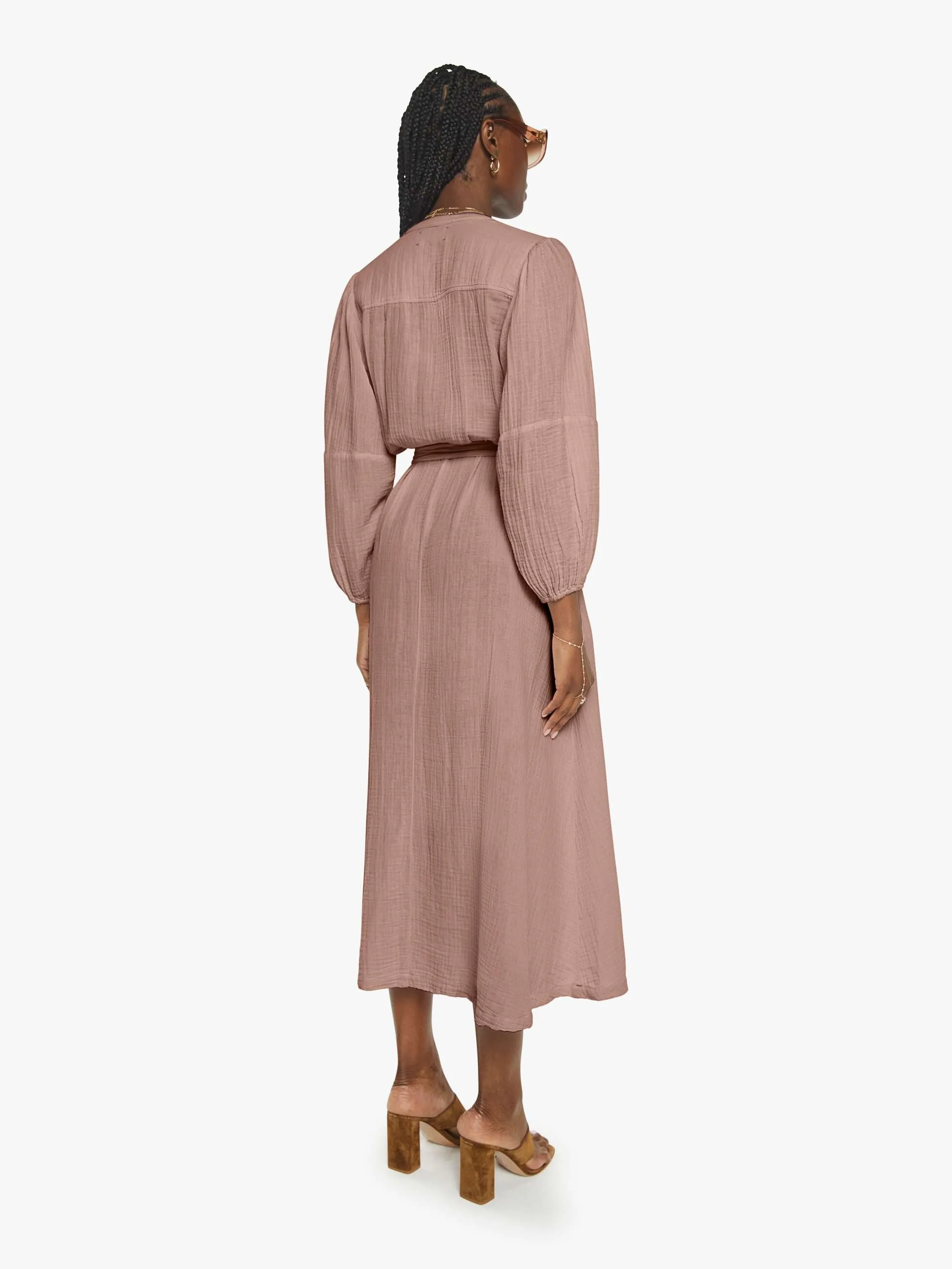 XiRENA Selene Dress - Dusty Rose sold by MOTHER product image thumbnail 3
