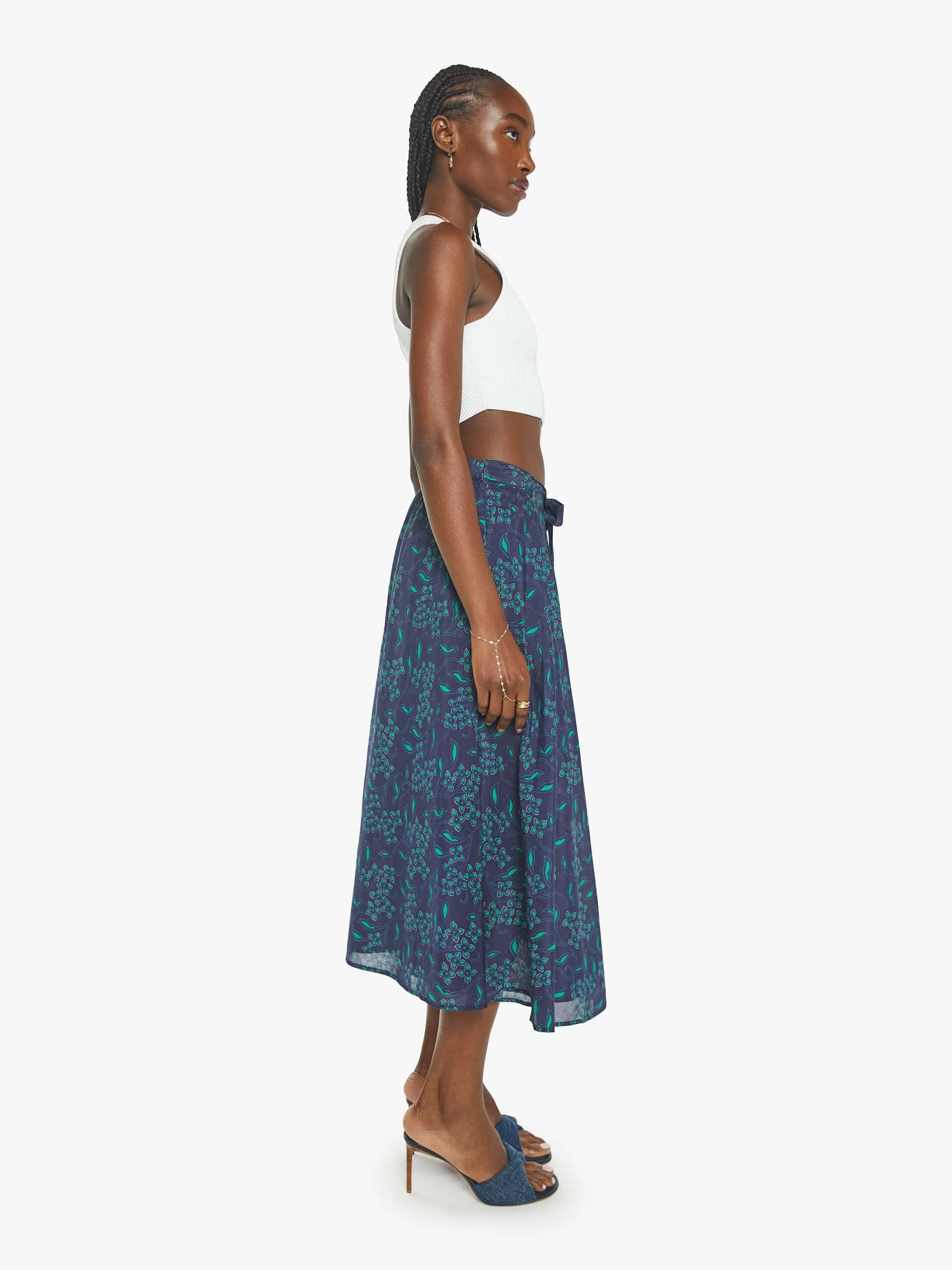 XiRENA Tara Skirt - Navy Green sold by MOTHER product image thumbnail 3