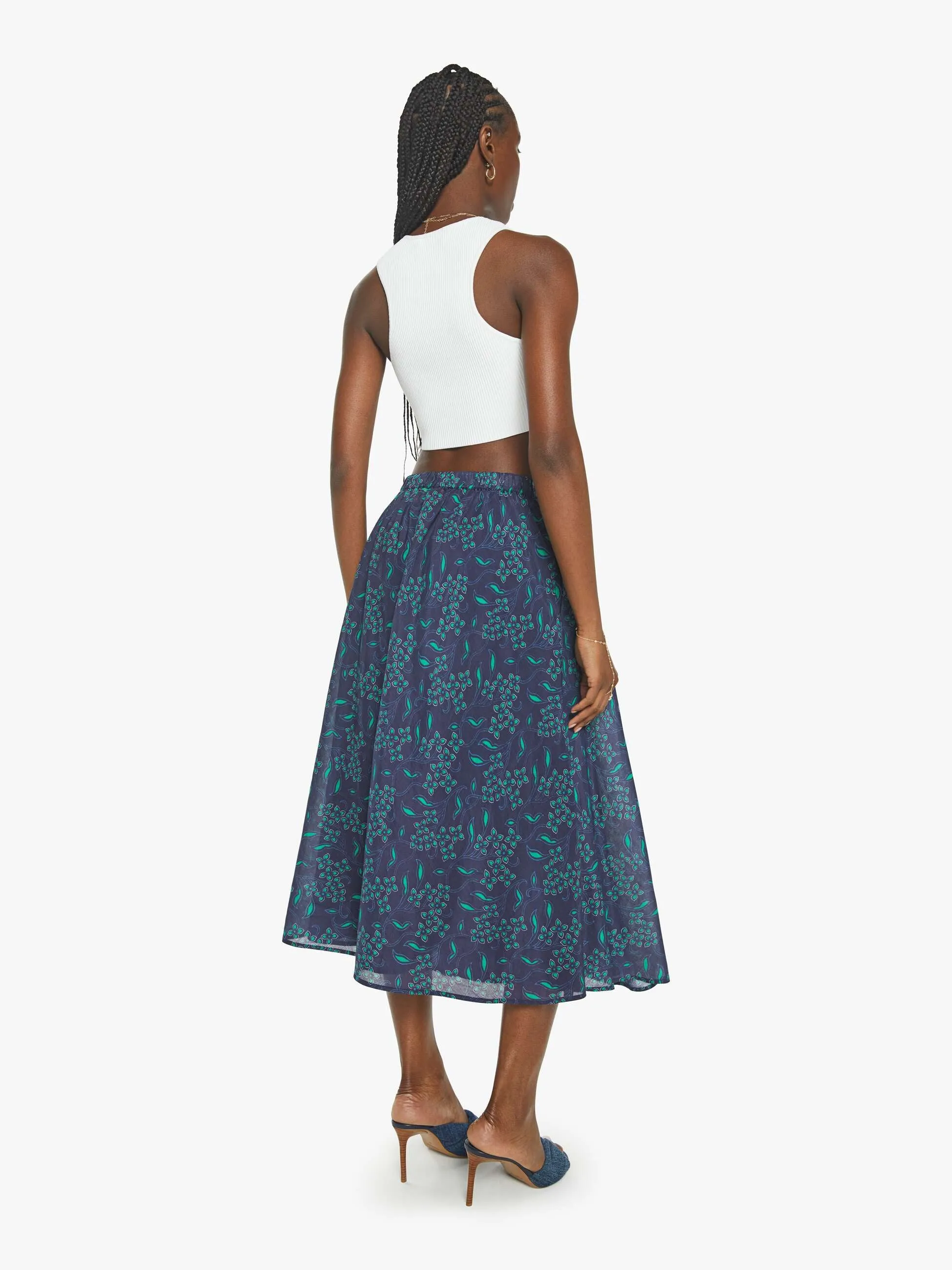 XiRENA Tara Skirt - Navy Green sold by MOTHER product image thumbnail 4