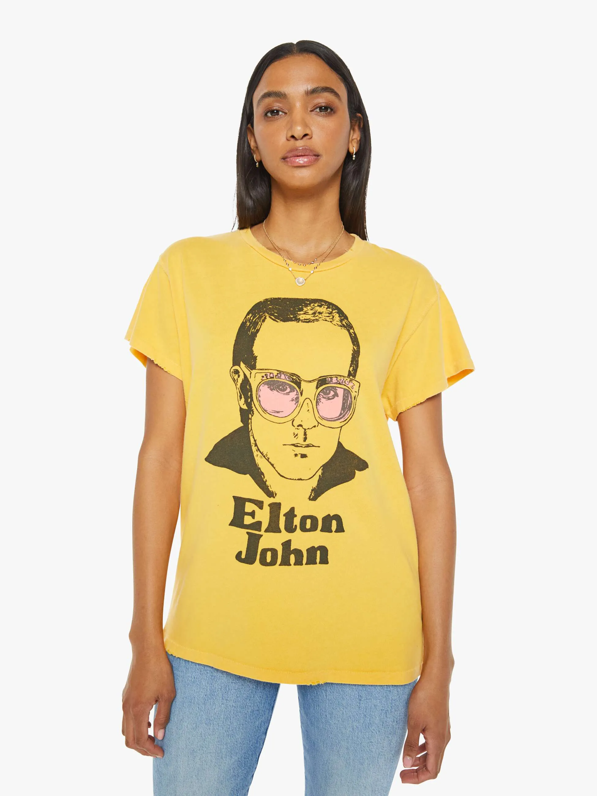 MadeWorn Elton John Tee - Goldenrod sold by MOTHER product image thumbnail 2