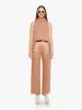SABLYN Saige Cropped Turtleneck - Deep Apricot sold by MOTHER