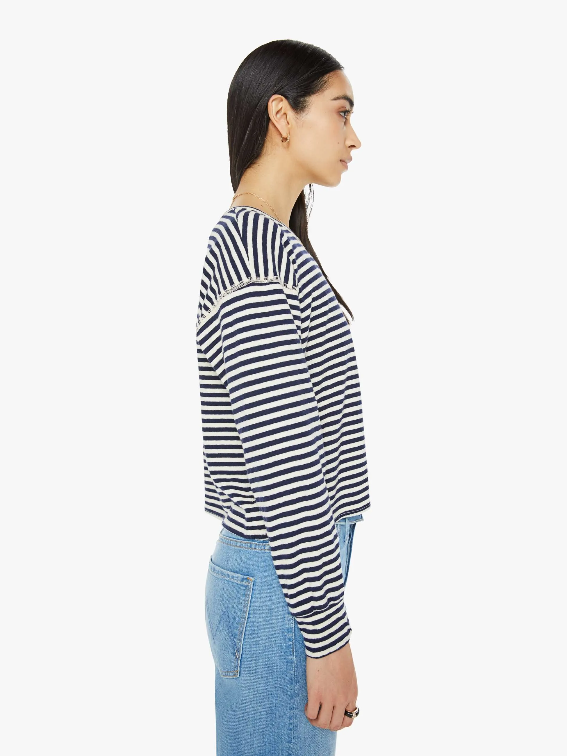 The Dugout Scoop Pocket - Fluff And Blue sold by MOTHER product image thumbnail 3