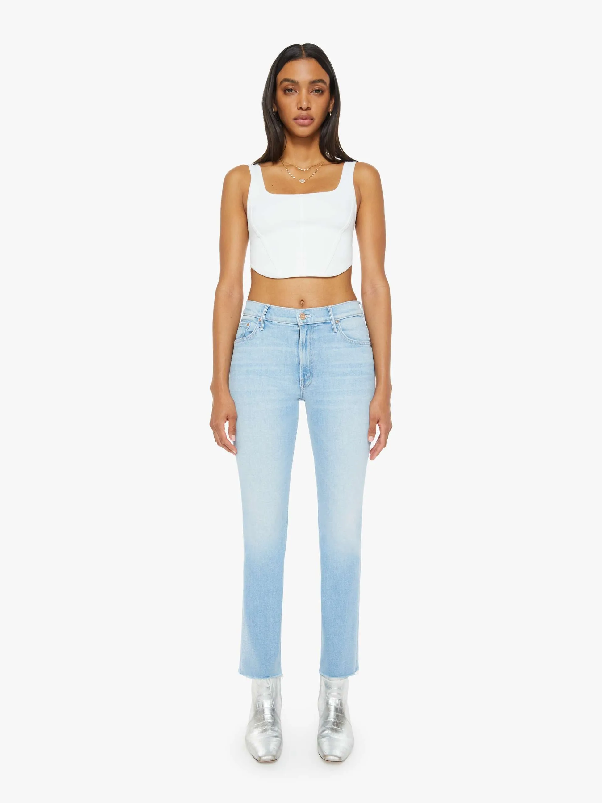 The Insider Ankle Fray - Friendly Reminder sold by MOTHER