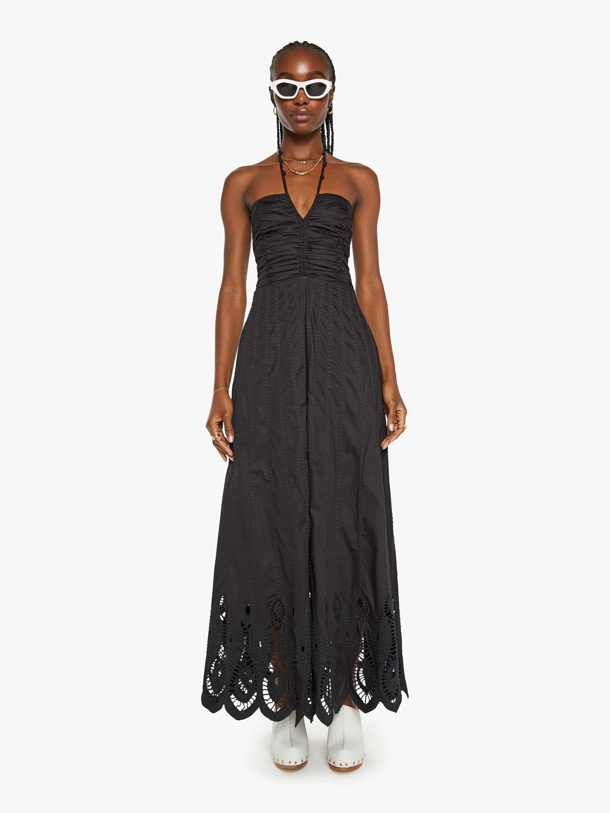 Maria Cher Tori Long Dress - Black sold by MOTHER