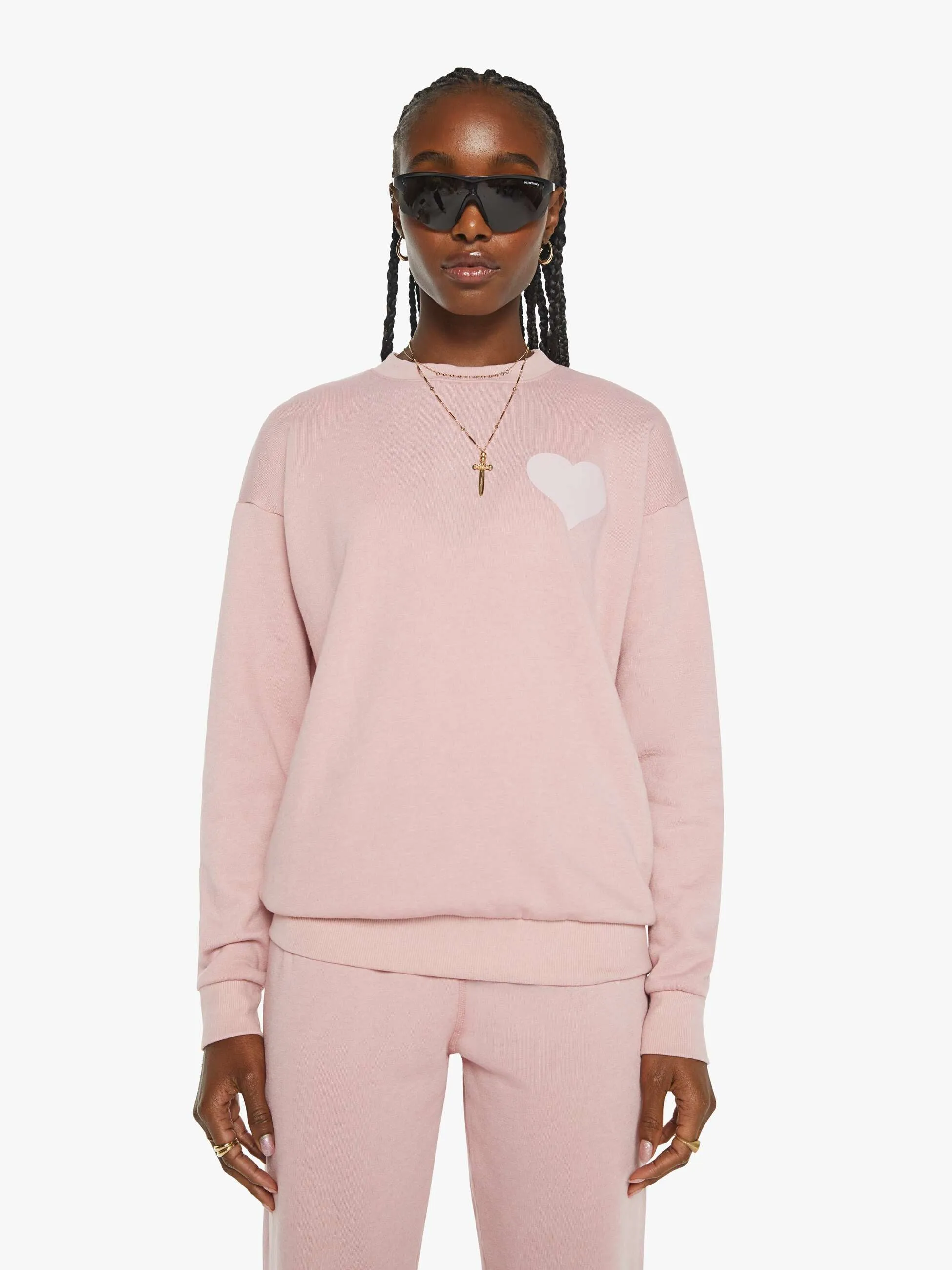 SPRWMN Heart Sweatshirt - Camelia sold by MOTHER product image thumbnail 2