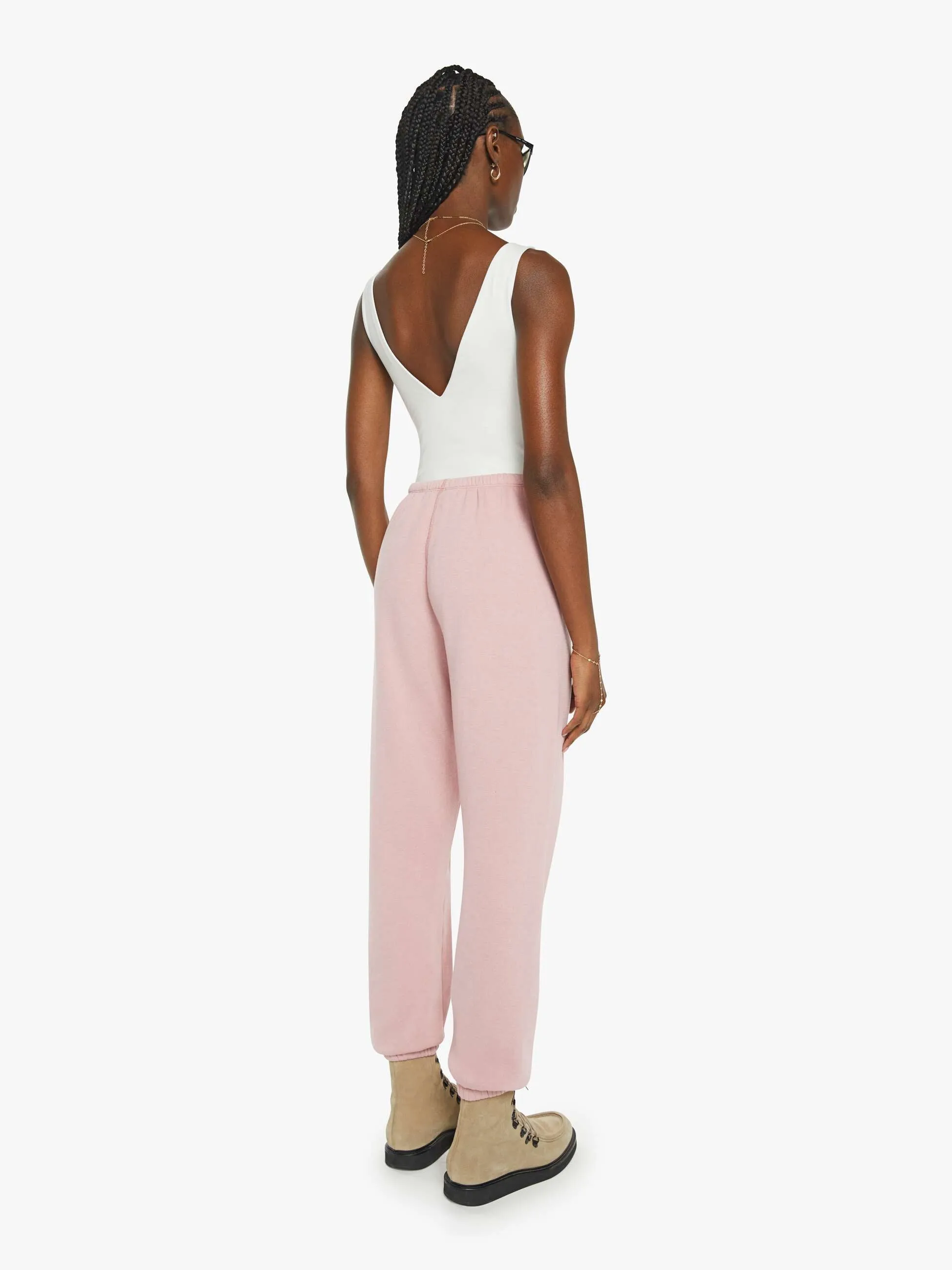 SPRWMN Heart Sweatpant - Camelia sold by MOTHER product image thumbnail 4
