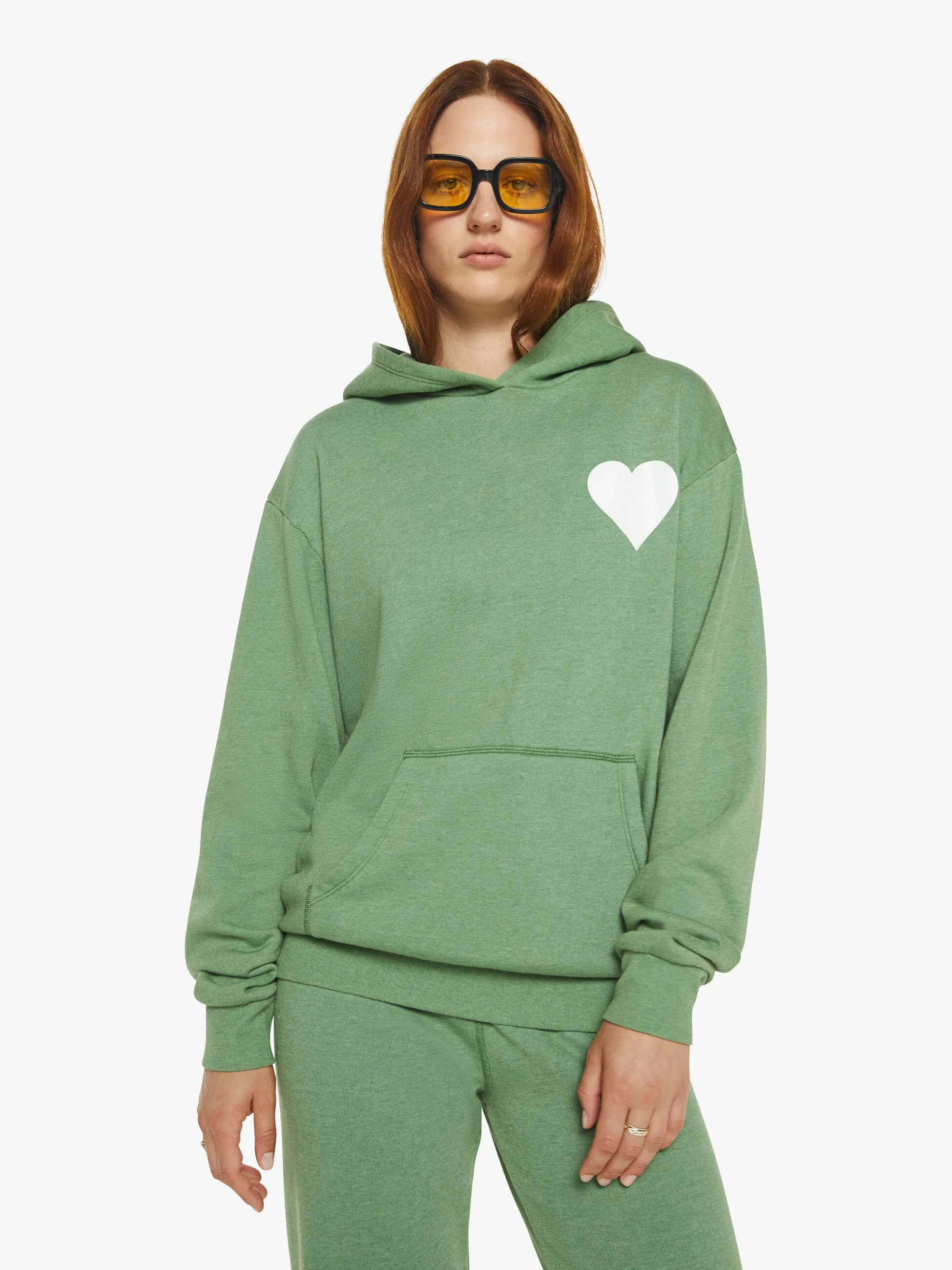 SPRWMN Heart Hoodie - Fern sold by MOTHER
