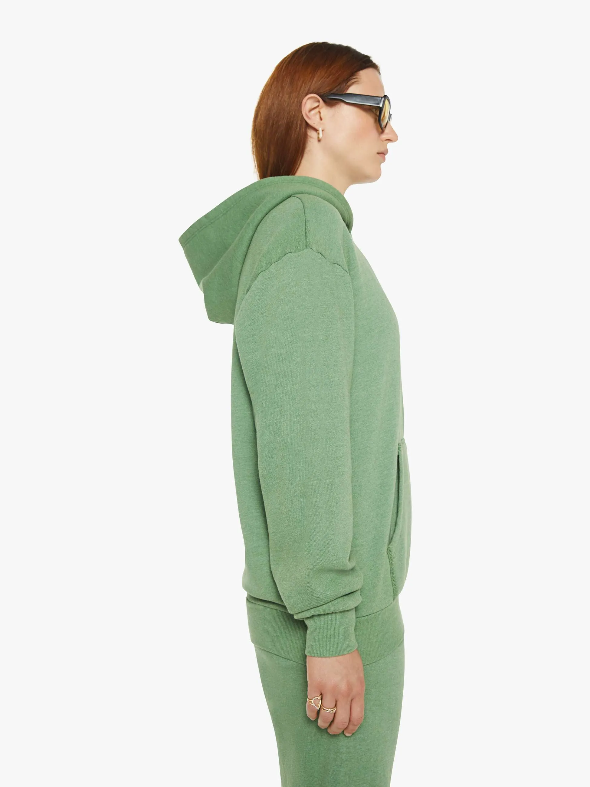 SPRWMN Heart Hoodie - Fern sold by MOTHER product image thumbnail 3