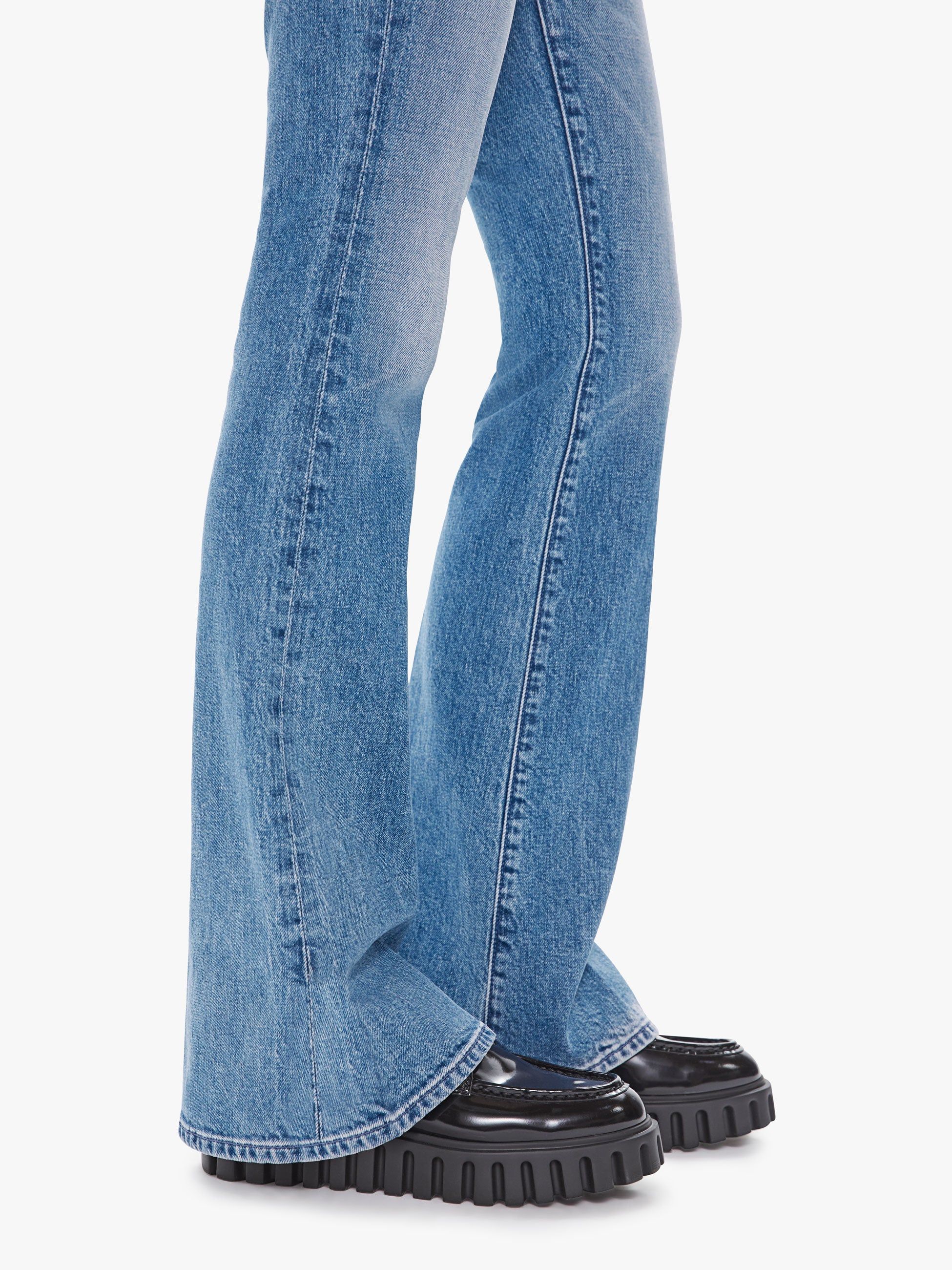 High Waisted Weekender Heel - Belle De Jour sold by MOTHER product image thumbnail 4