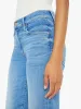 The Mid Rise Rambler Zip Ankle - Out Of The Blue sold by MOTHER