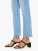 The Mid Rise Dazzler Ankle Fray - Blessing In Disguise sold by MOTHER