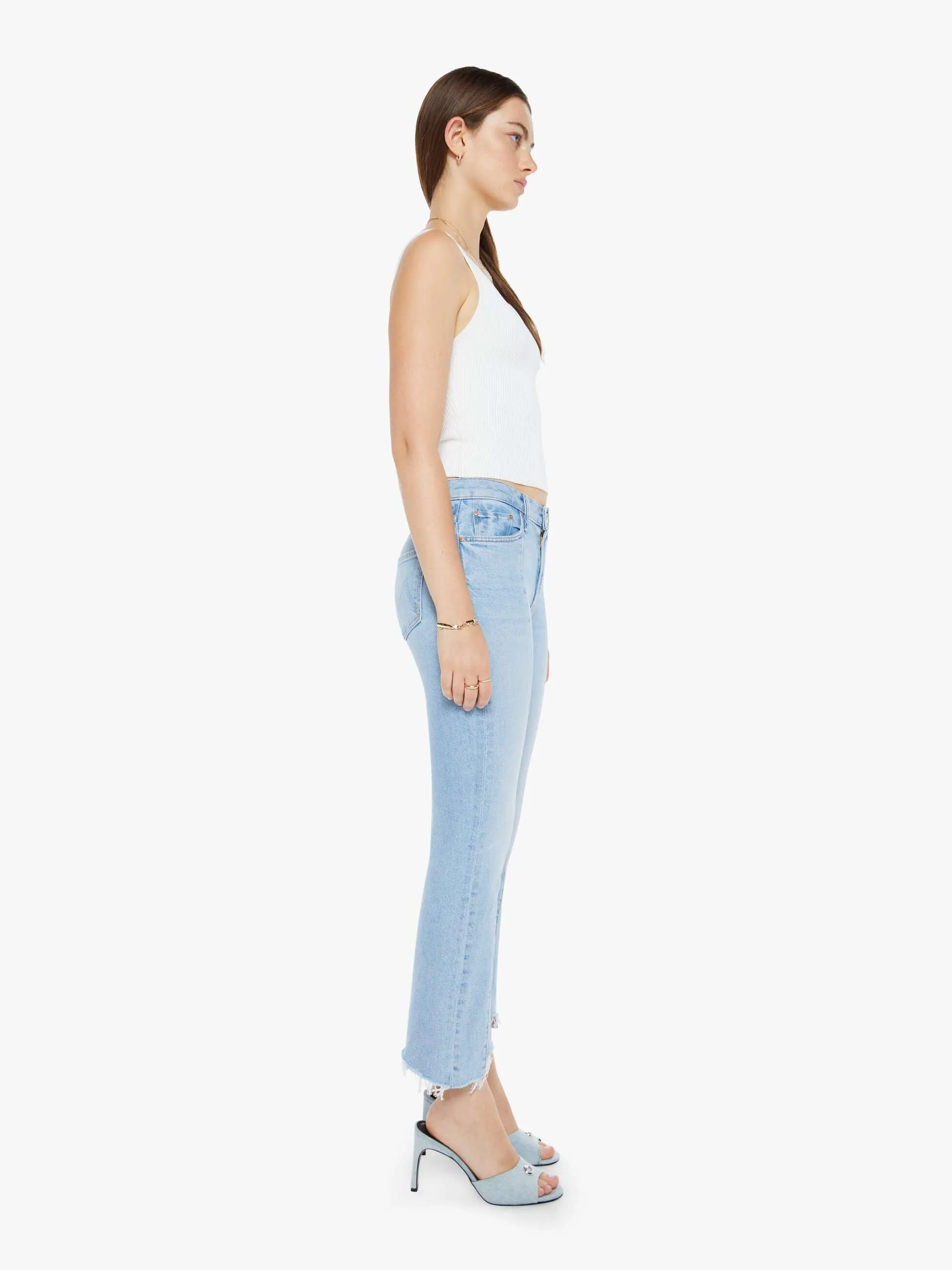 The Insider Crop Pointy Fray - Let's Get It Together sold by MOTHER product image thumbnail 3