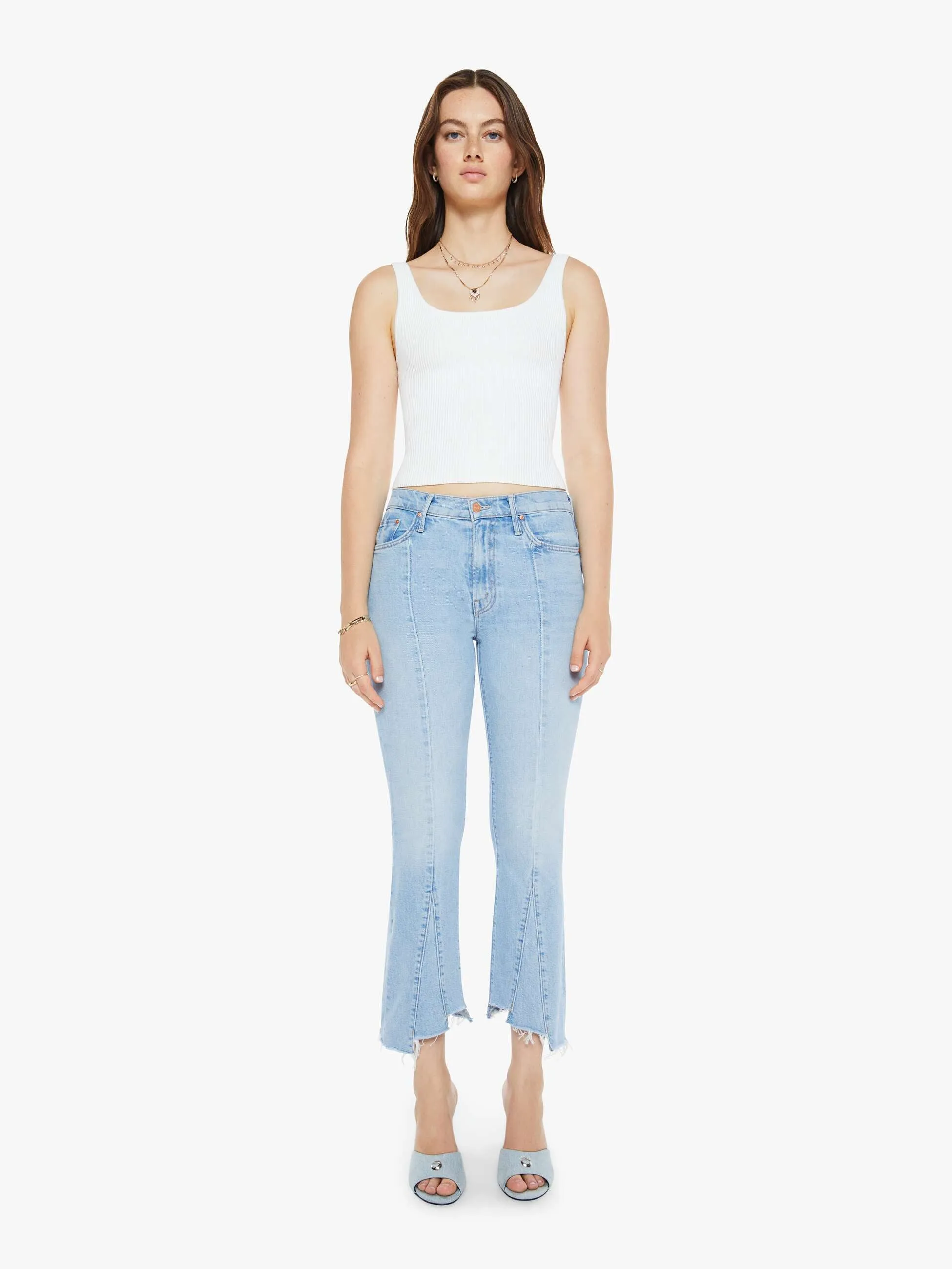 The Insider Crop Pointy Fray - Let's Get It Together sold by MOTHER product image thumbnail 2