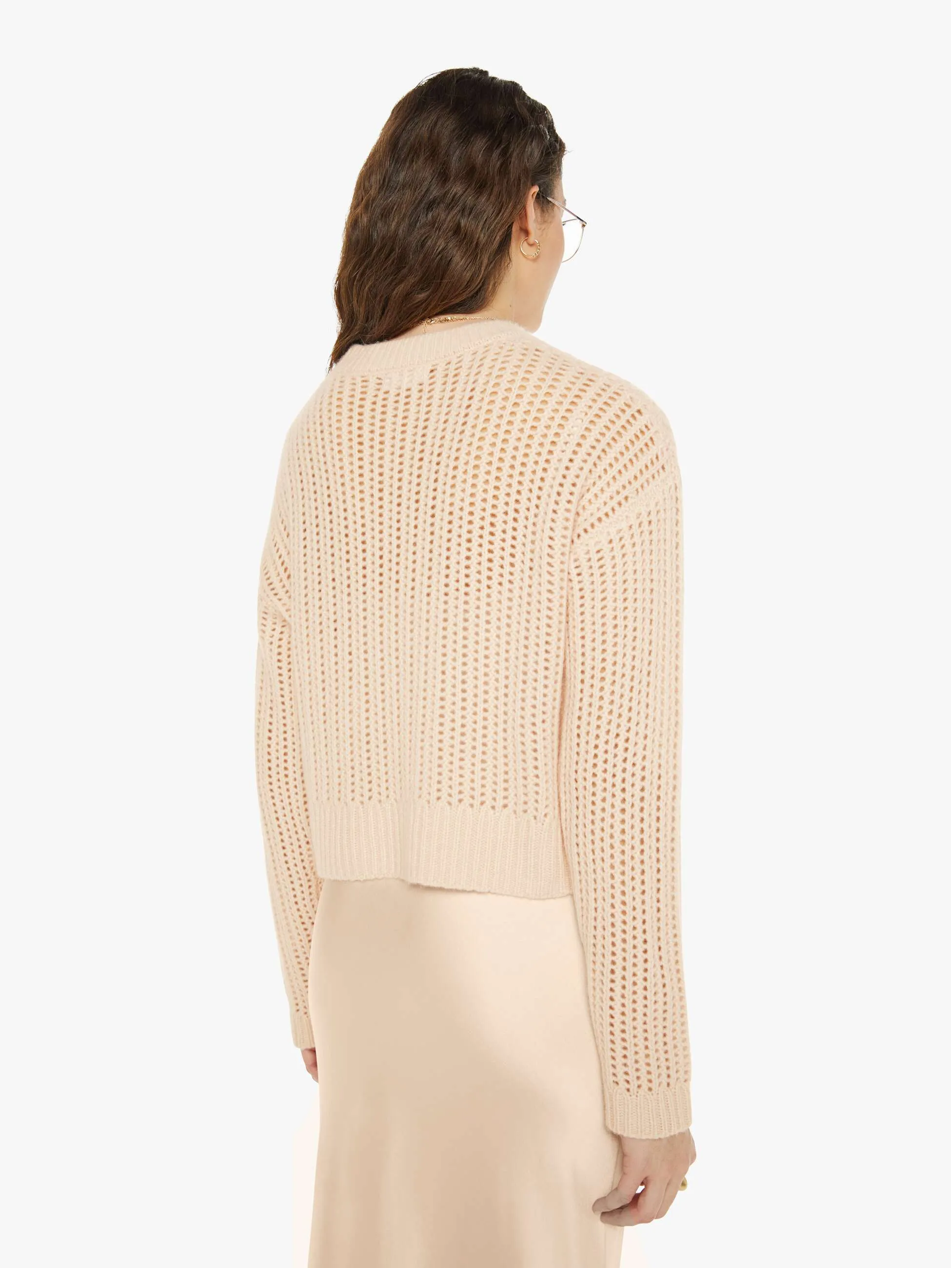 SABLYN Marci Long Relaxed Crewneck - Mallow sold by MOTHER product image thumbnail 4