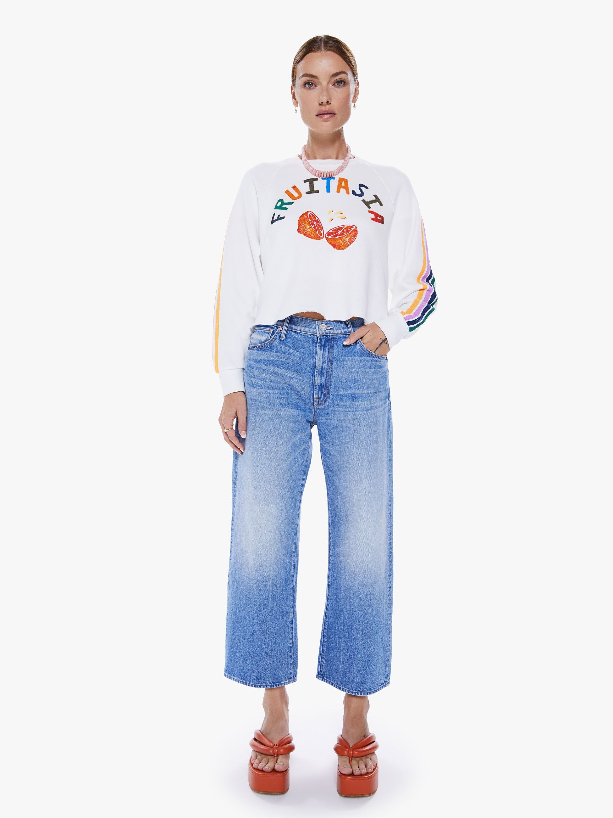 The Boost Crop Cut-Off - Fruitasia sold by MOTHER product image thumbnail 5