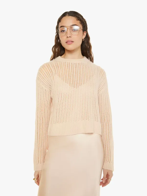 SABLYN Marci Long Relaxed Crewneck - Mallow made by Sablyn