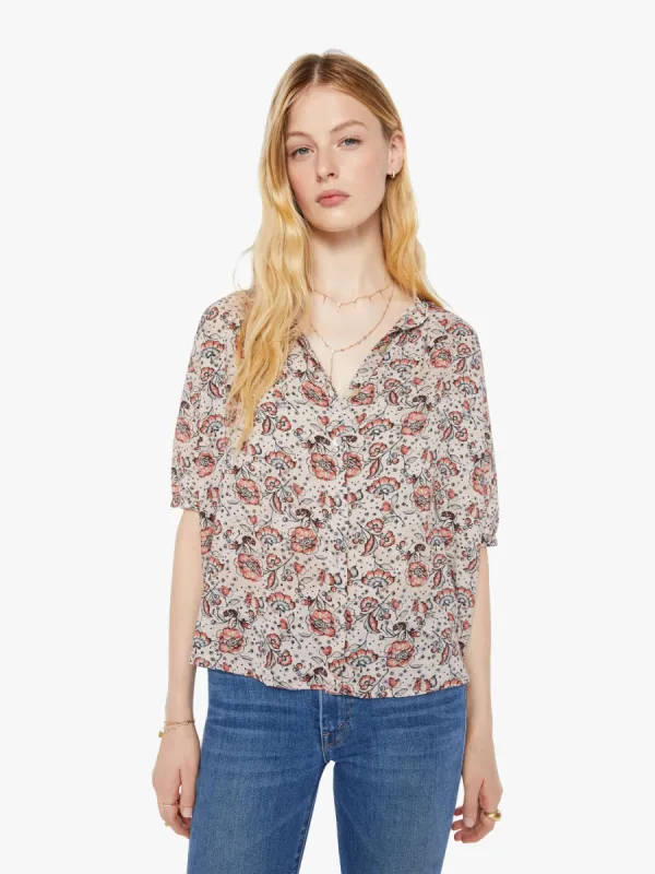 Natalie Martin Violet Top - Heirloom Rose sold by MOTHER
