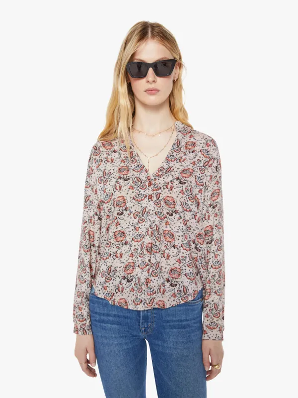 Natalie Martin Leslie Top - Heirloom Rose sold by MOTHER