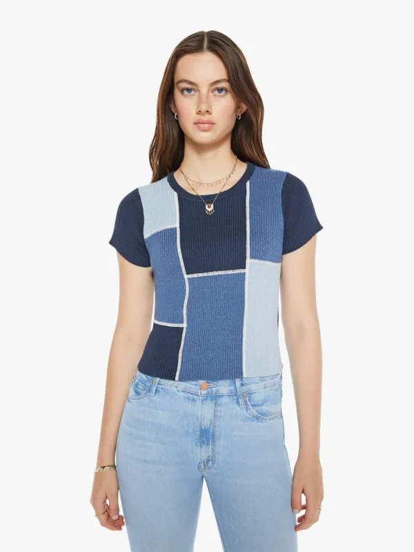 The Block Rib Tee - Patching Things Up made by MOTHER