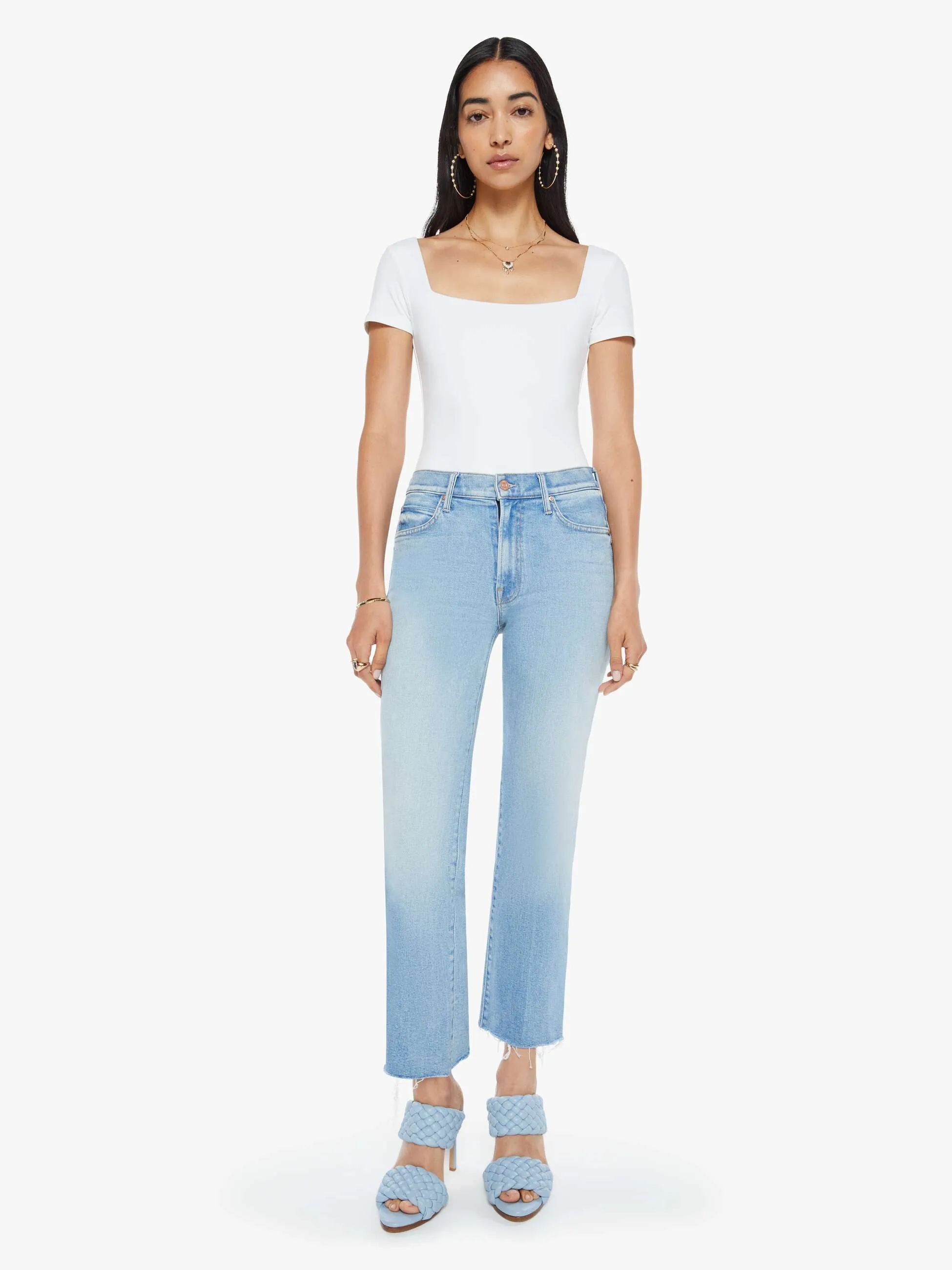 The Kick It Ankle Fray - Can You Dig It? sold by MOTHER product image thumbnail 2