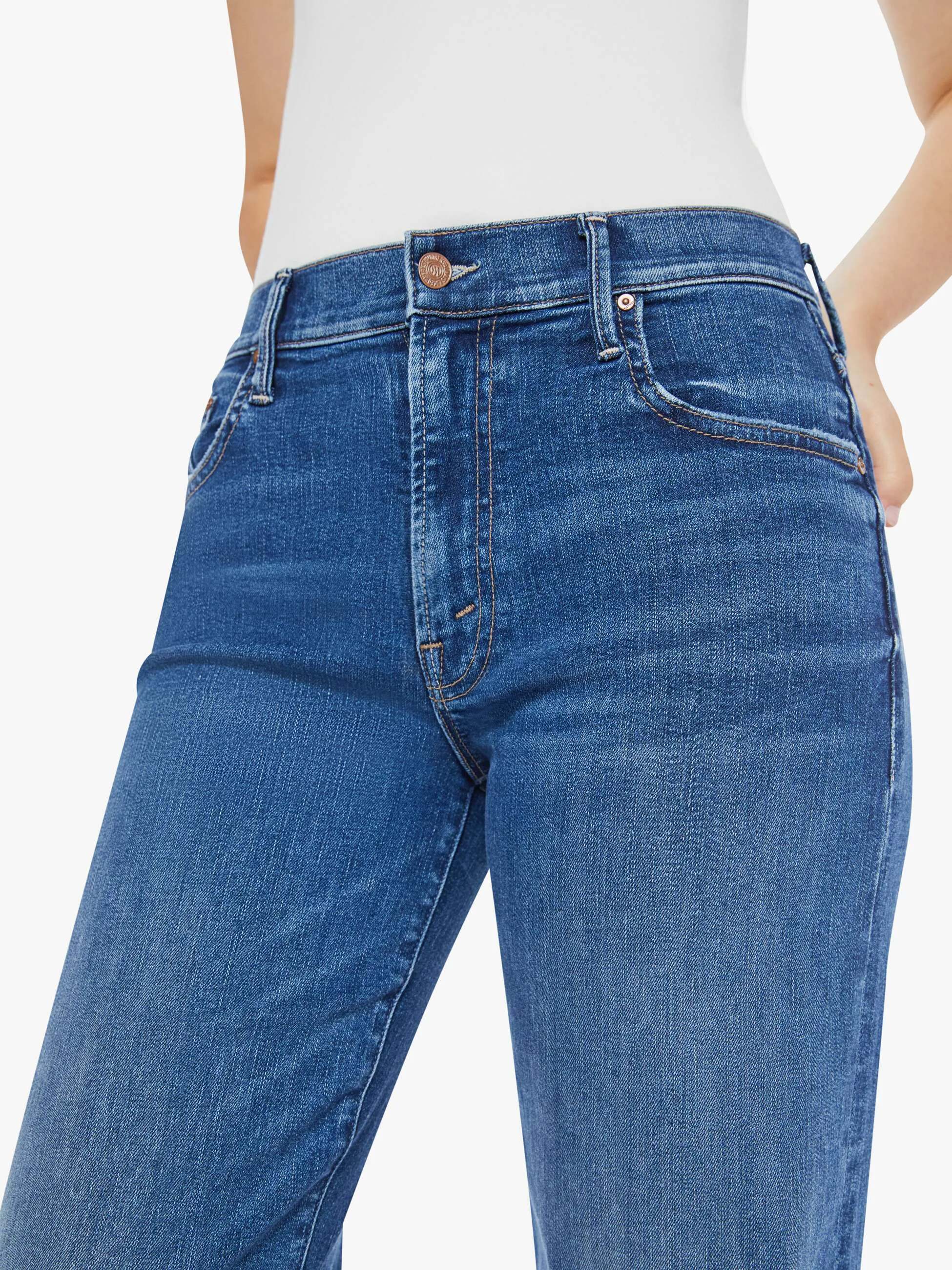 The Mid Rise Maven Sneak - Over The Top sold by MOTHER product image thumbnail 5