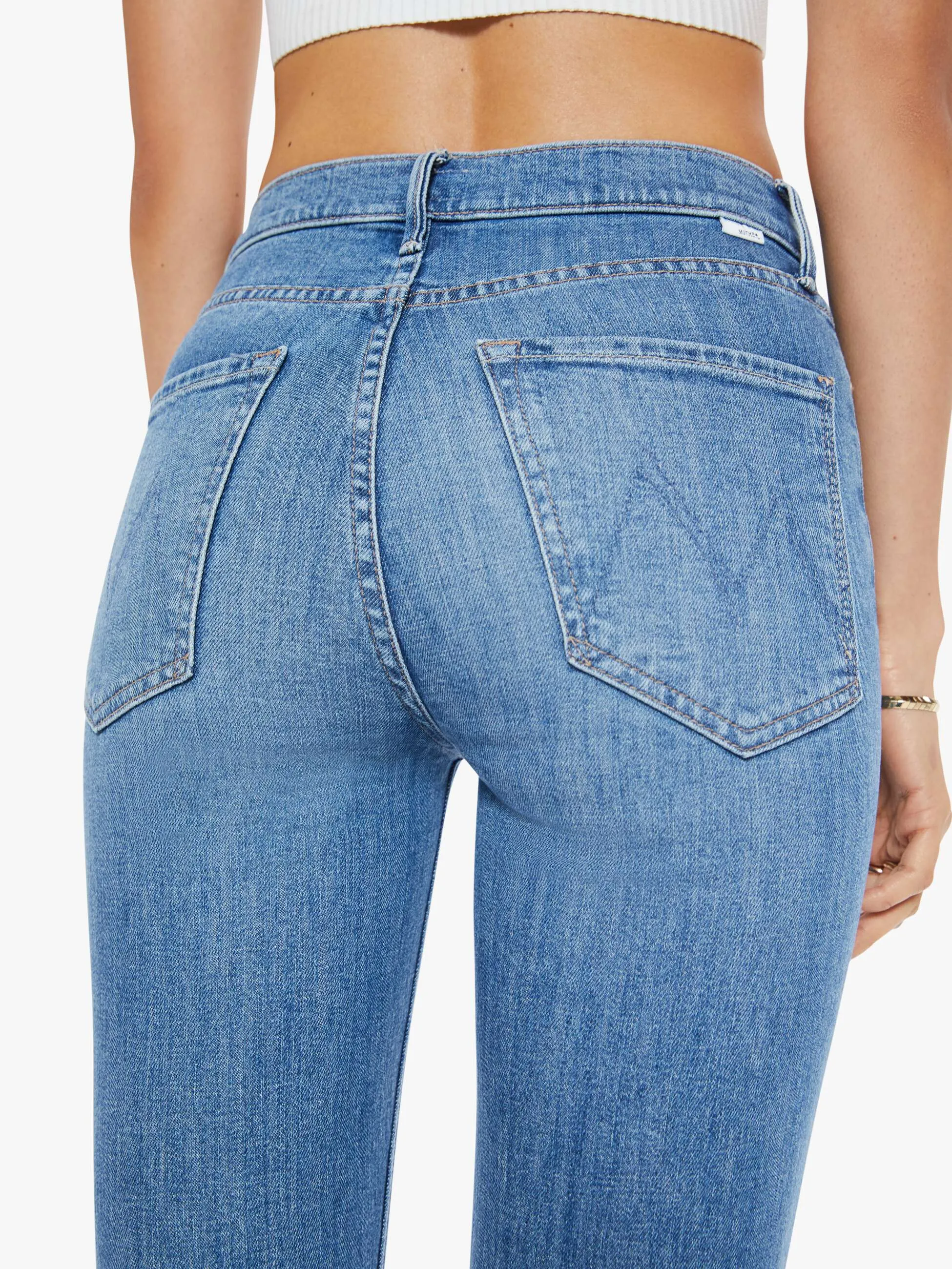 The Pixie Dazzler Ankle Fray - Boogie Down sold by MOTHER product image thumbnail 5