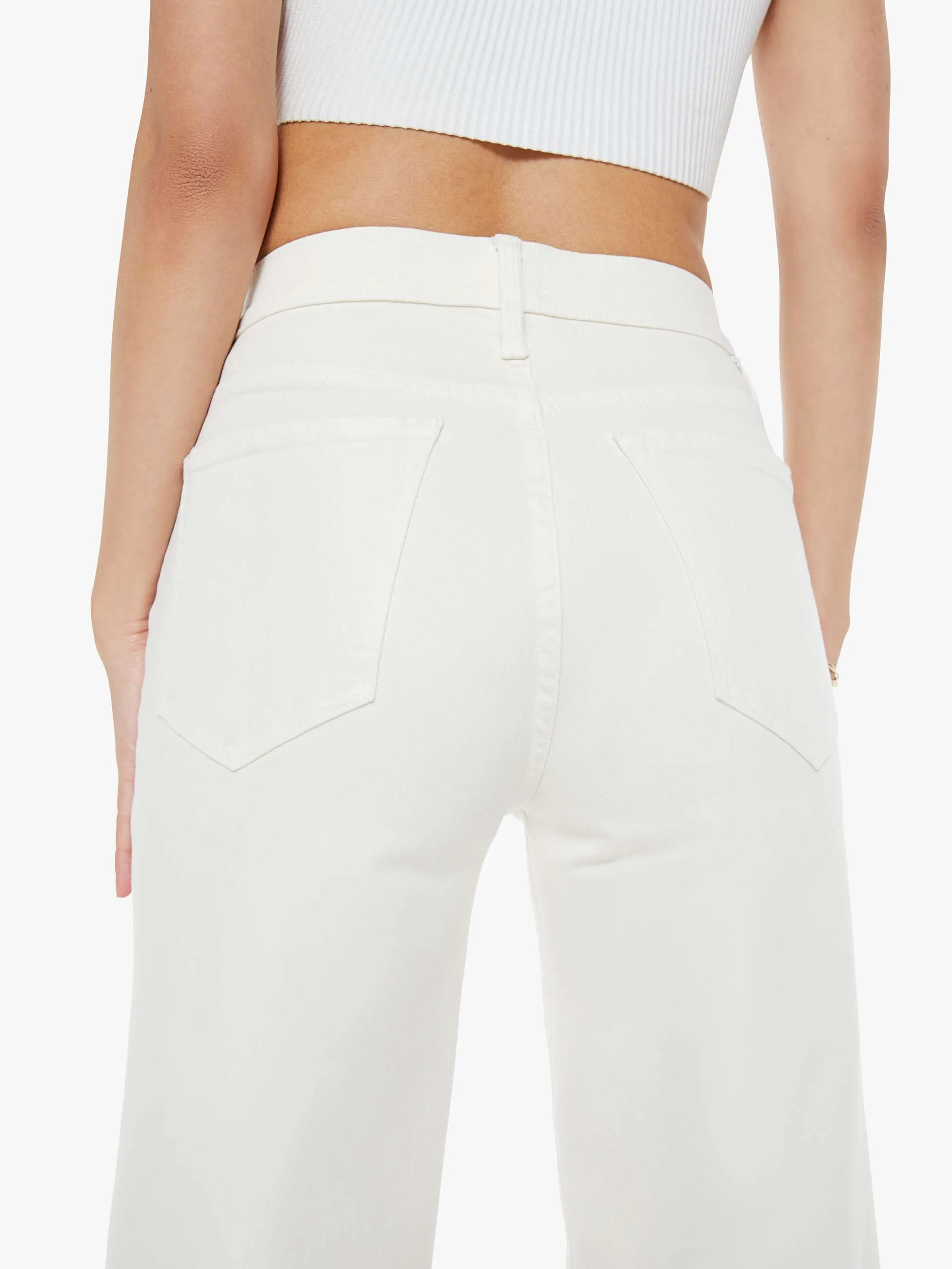 PETITES The Lil Rambler Zip Ankle - Cream Puffs sold by MOTHER product image thumbnail 5