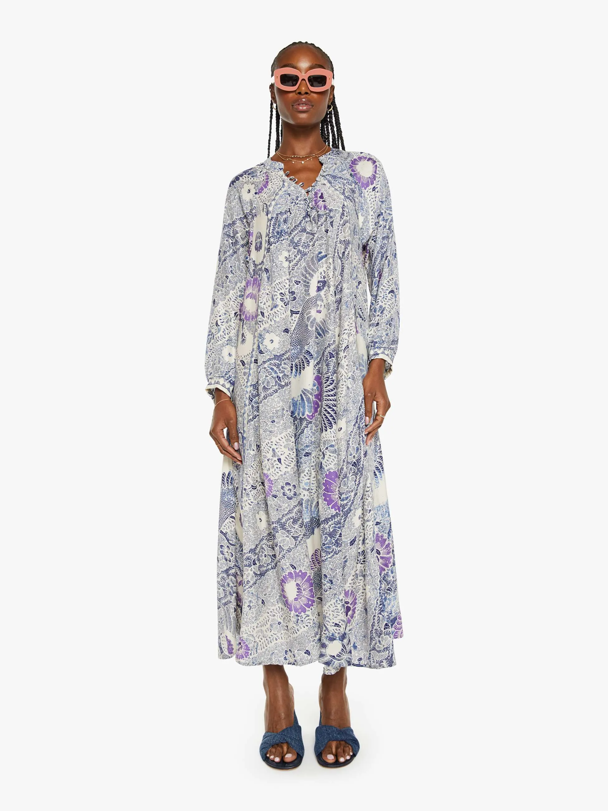 Natalie Martin Fiore Maxi - Fly Peacock Fly sold by MOTHER product image thumbnail 2