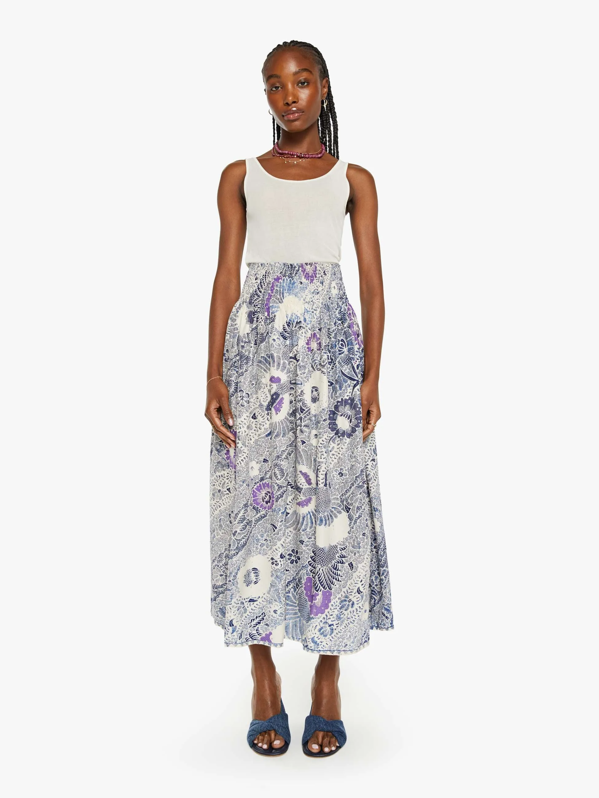 Natalie Martin Bella Skirt - Fly Peacock Fly sold by MOTHER product image thumbnail 2