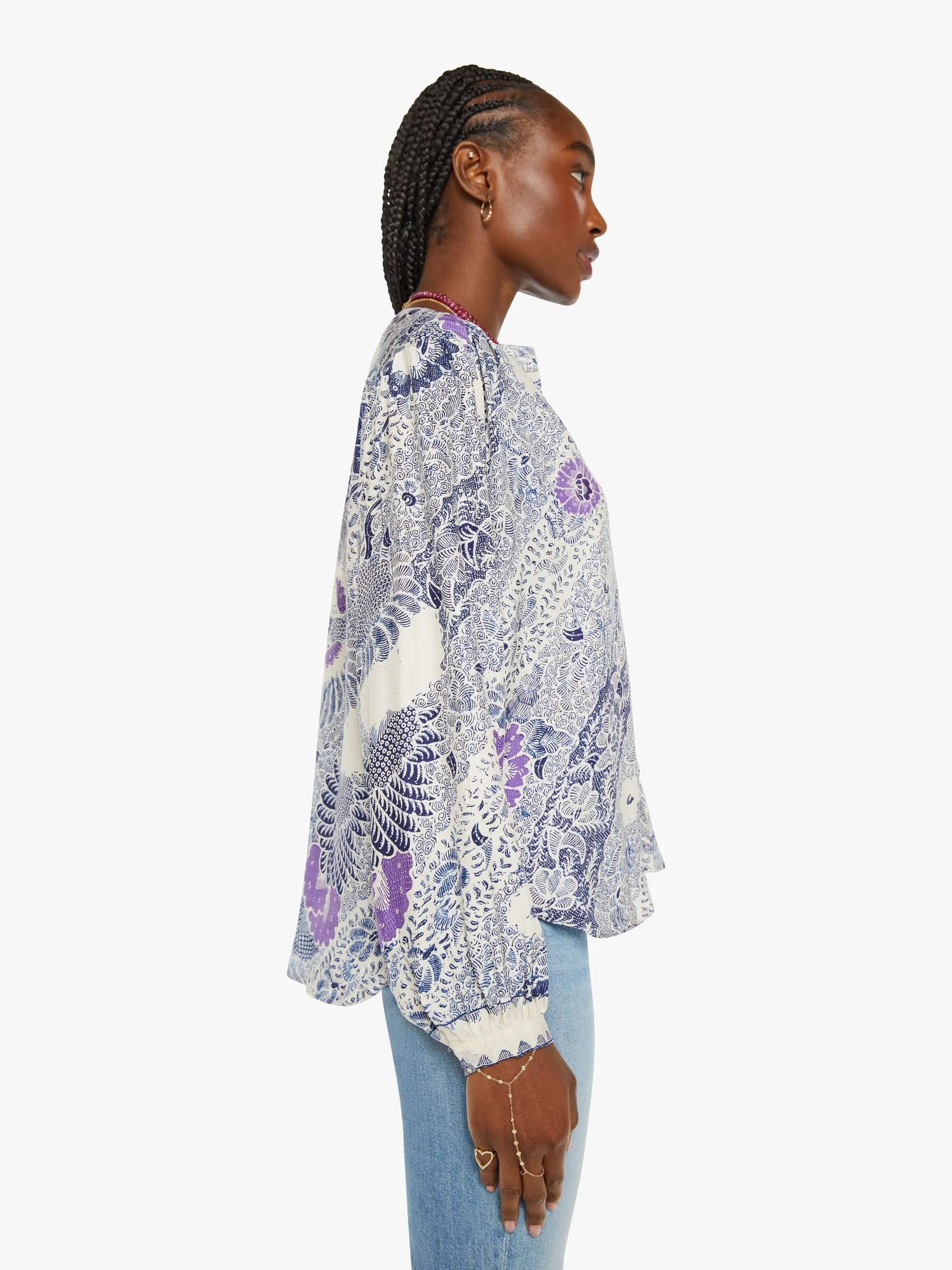 Natalie Martin Tolan Shirt - Fly Peacock Fly sold by MOTHER product image thumbnail 3